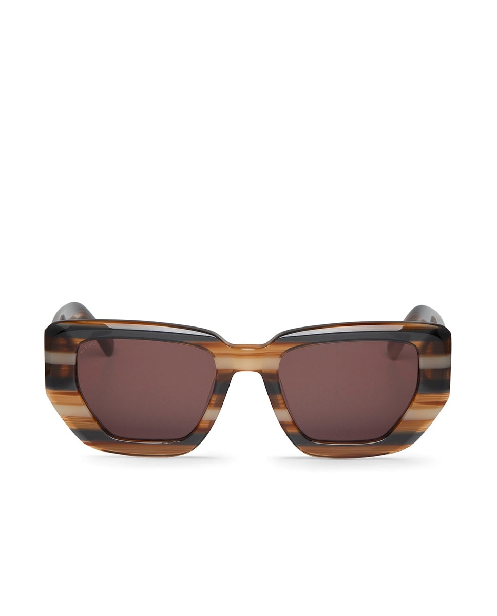Óculos de Sol com Armação de Acetato Multicolor Multicolor-1