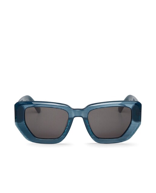 Imagem 0 de Óculos de Sol Mr. Boho com Armação em Acetato Azul e Lente Clássica
