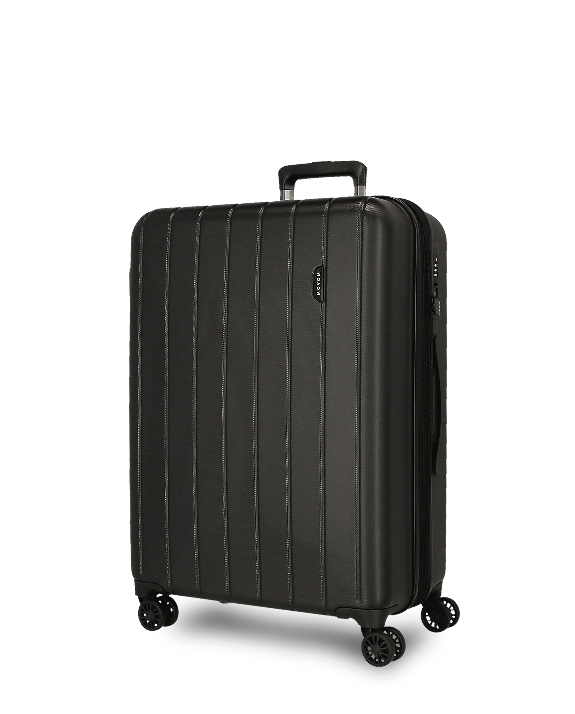 Imagem 0 de Mala Grande 78 Cm Expandível Movom Wood Abs com Capacidade de 108l em Preto