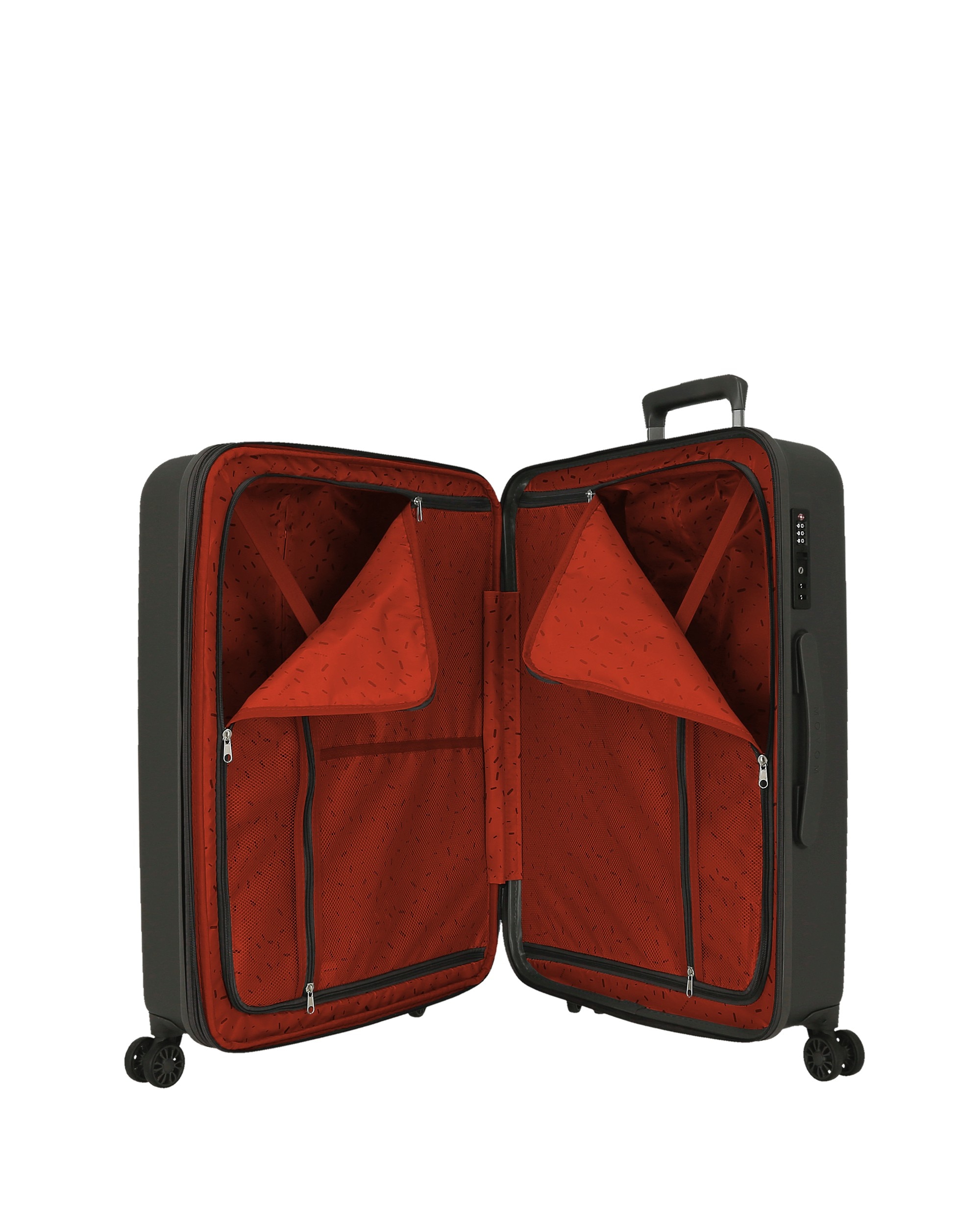 Mala Grande 78 Cm Expandível Movom Wood Abs com Capacidade de 108l em Antracite Cinzento-5