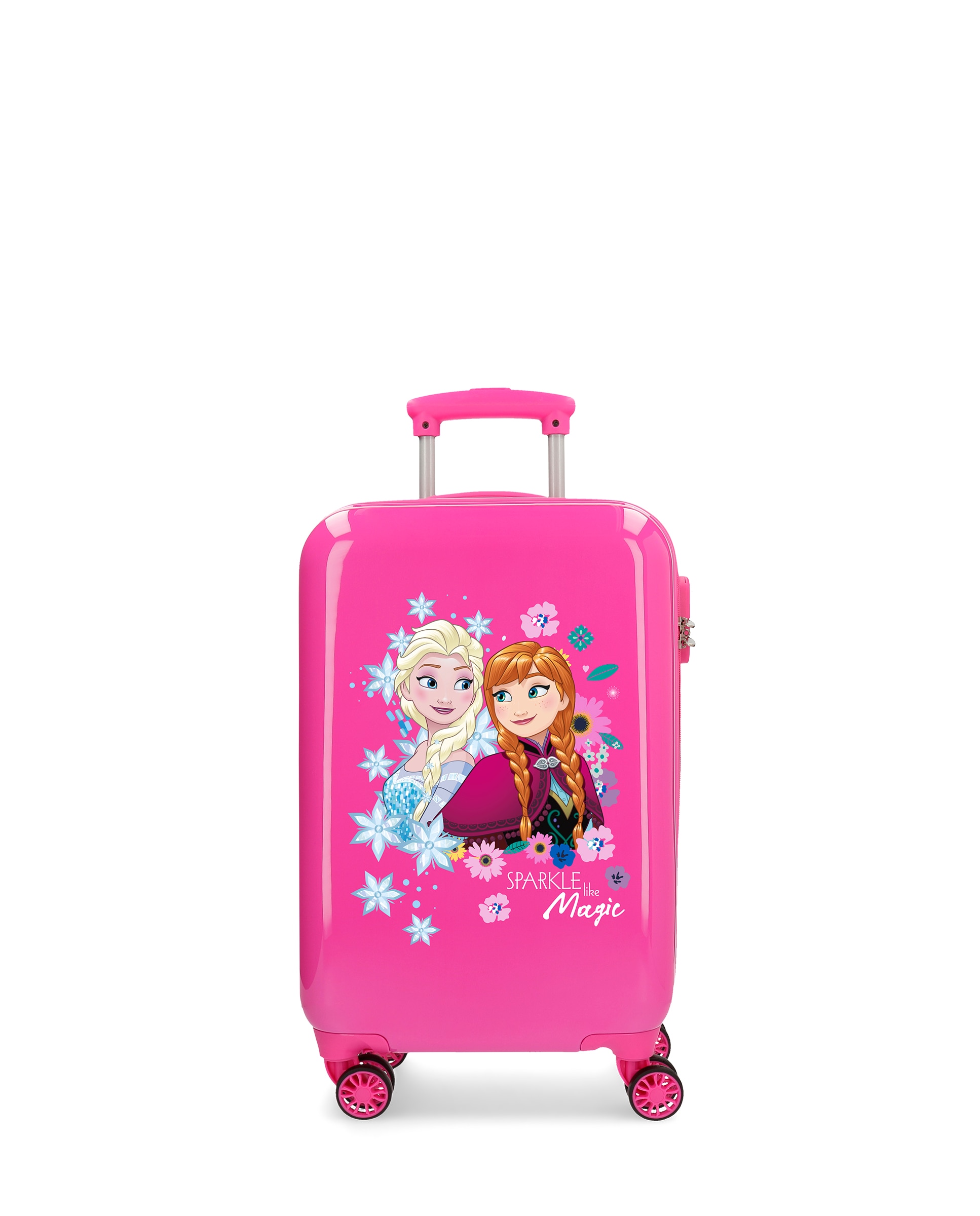 Imagem 0 de Mala de Cabine Disney Frozen Rígida Fúcsia com Capacidade de 33l