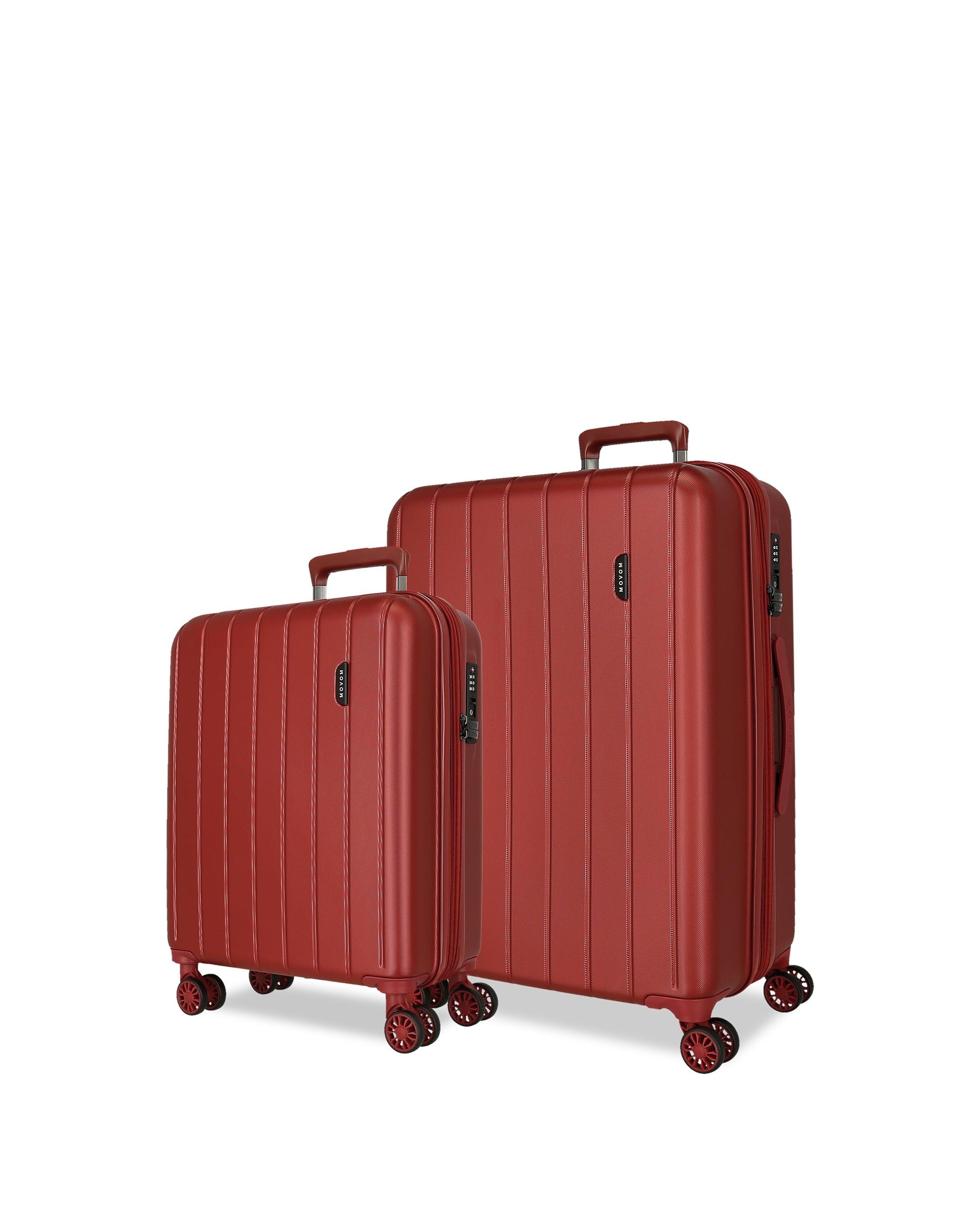 Imagem 0 de Conjunto de Malas (cabine e Média) Wood Rígidas com Capacidade de 119l