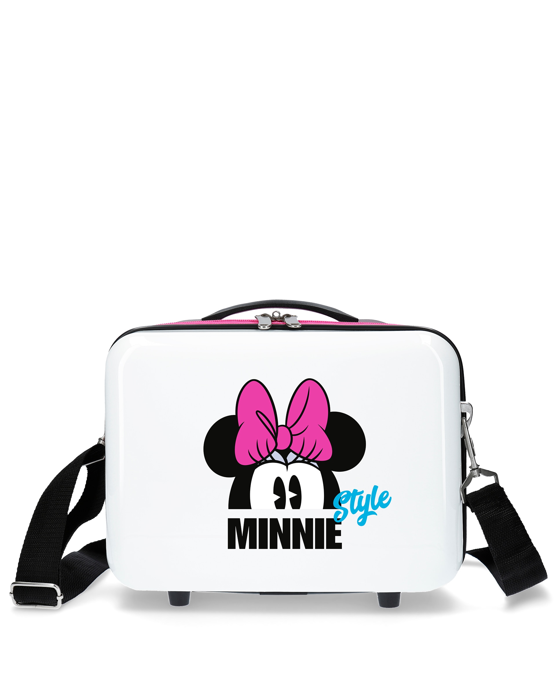 Necessaire Infantil Minnie Style Rígido com Capacidade de 9l Branco / Preto-1