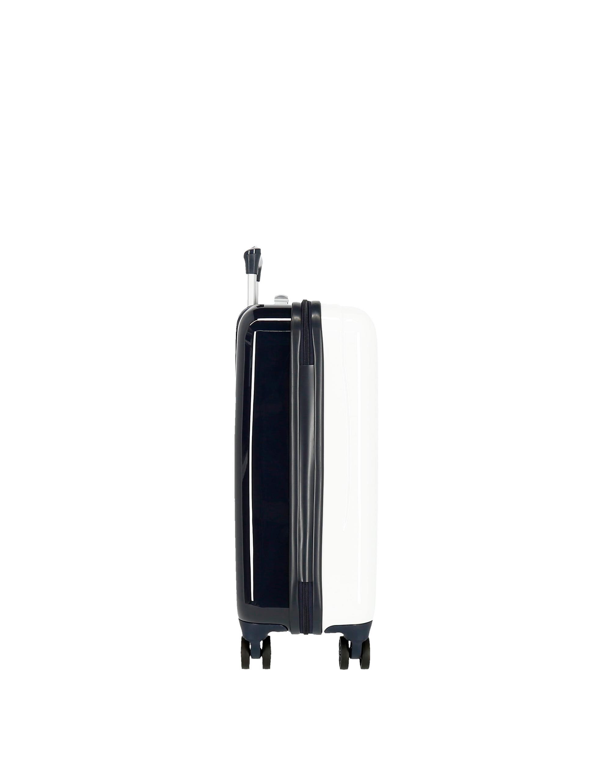 Mala de Cabine Infantil Mickey Magic Caras Rígida com Capacidade de 33l Branco-4