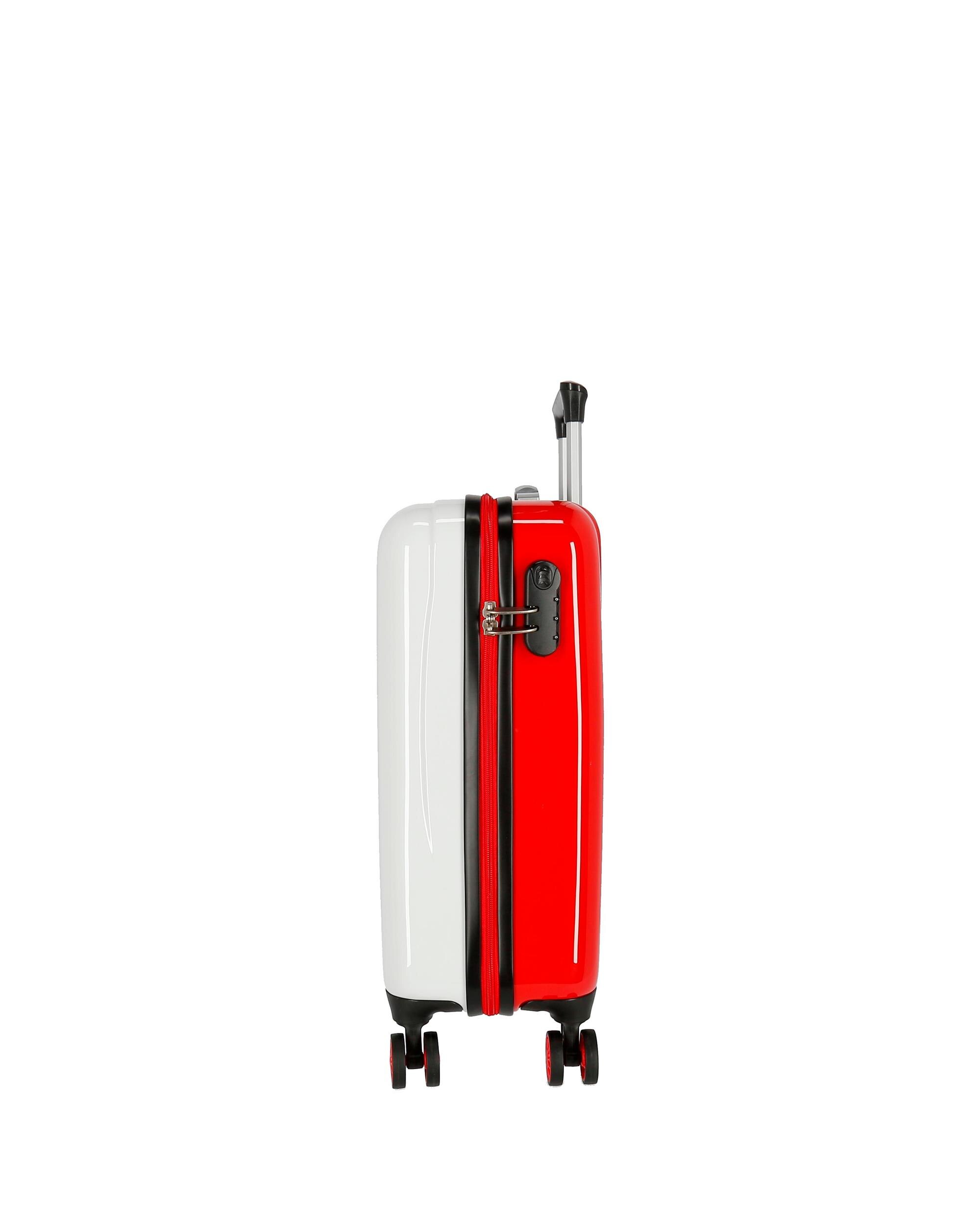 Mala de Cabine Infantil Mickey Joy Rígida com Capacidade de 32l Branco-2