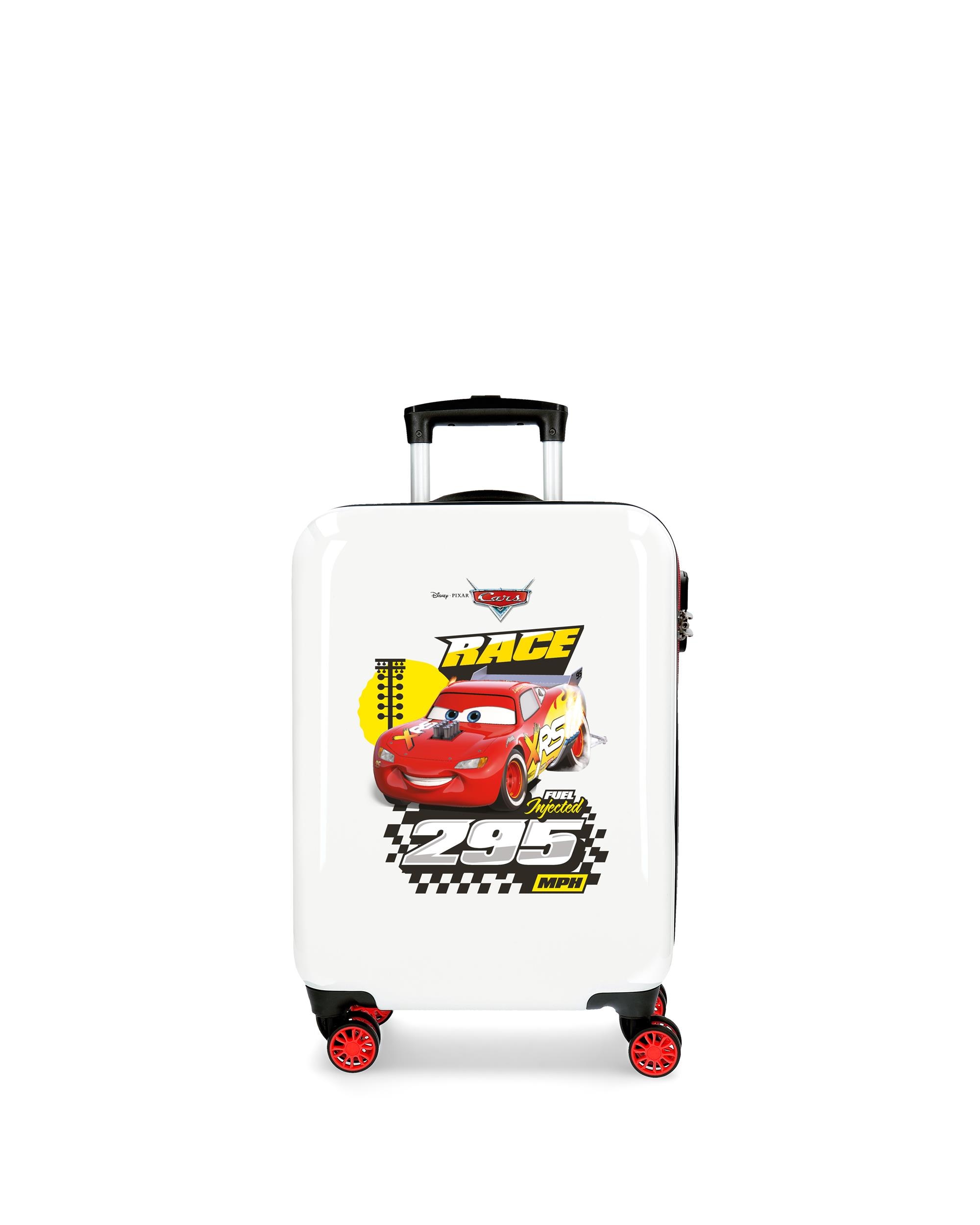 Mala de Cabine Infantil Cars Joy Rígida com Capacidade de 32l Branco-1