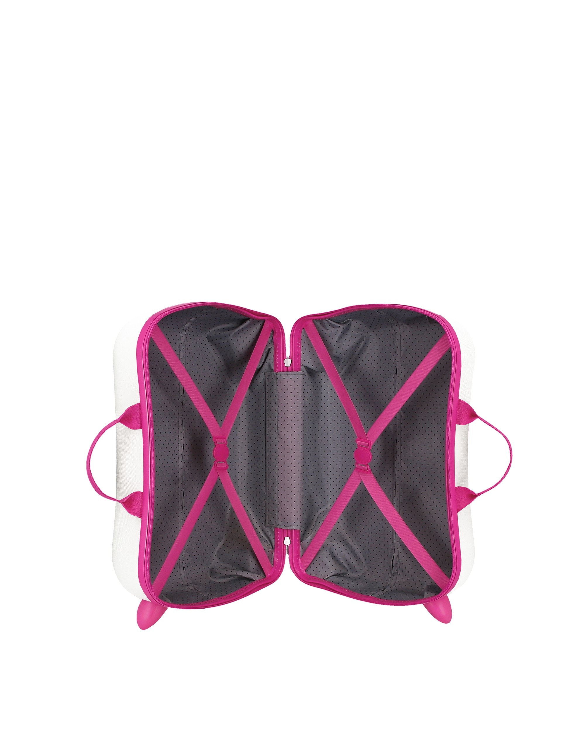 Mala Infantil 2 Rodas Multidirecionais Movom Buterfly com Capacidade de 24l em Branco Branco-5