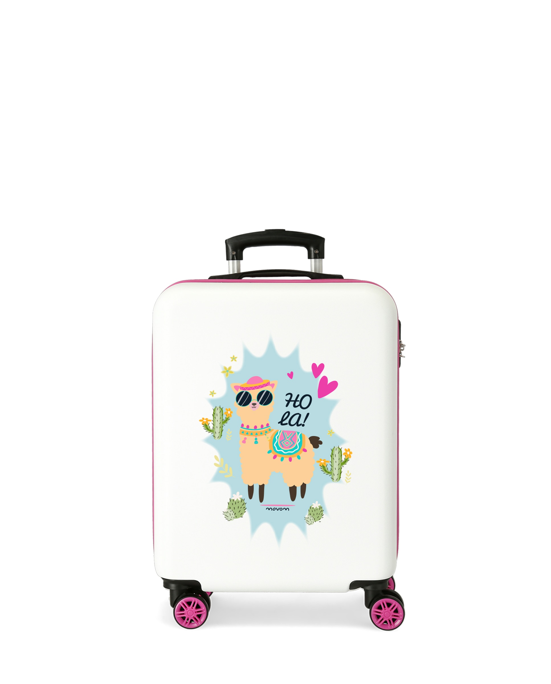Trolley de Cabine Infantil Hola Llama Rígido 32L Multicolor-1