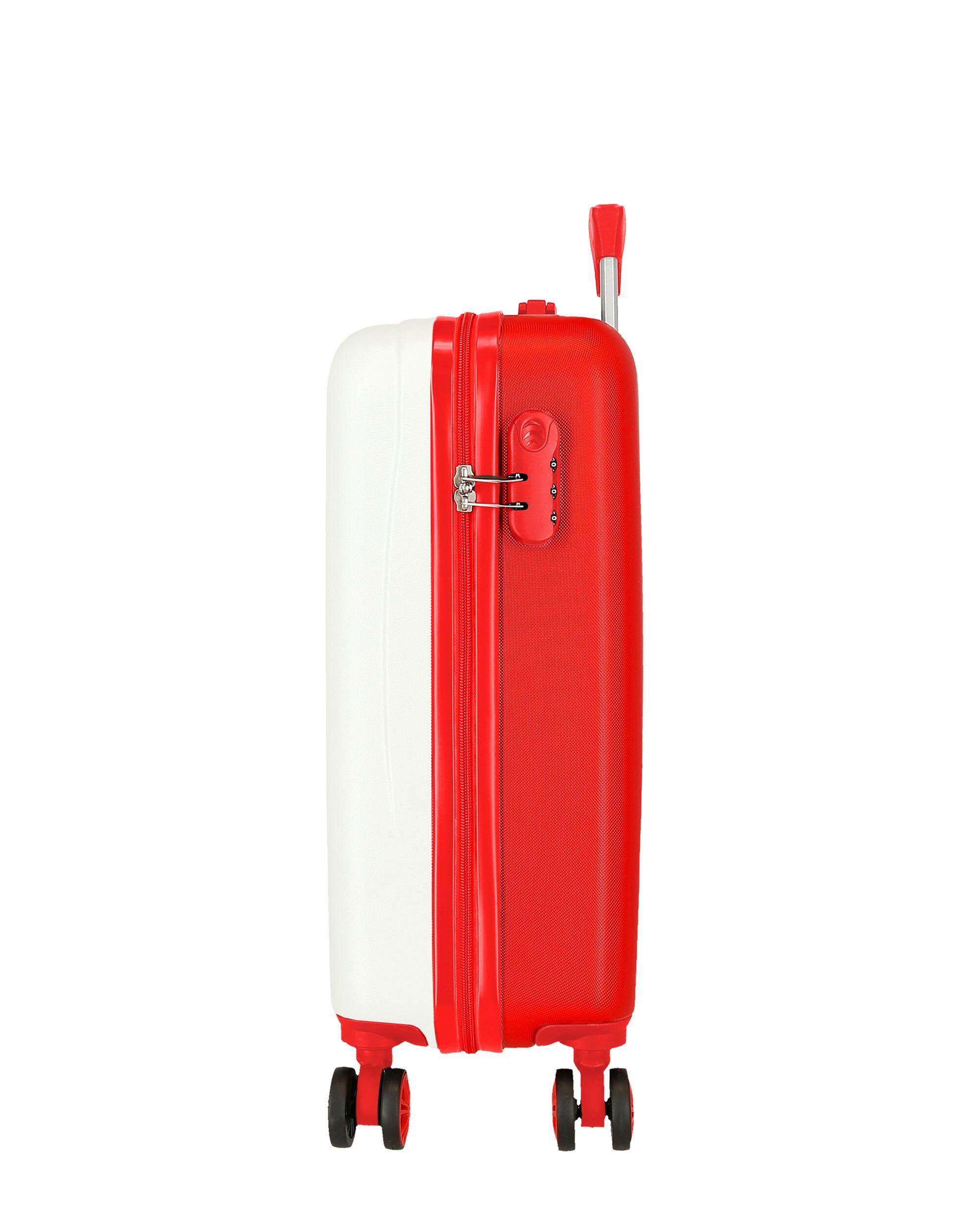 Mala de Cabine Enjoy The Day Mickey Oh Boy Rígida com Capacidade de 34l Branco-2