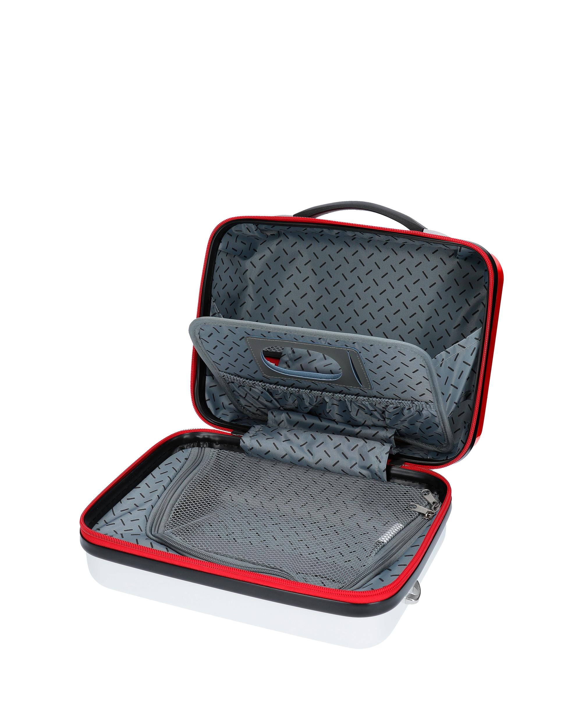 Necessaire Minnie Enjoy The Day Dots Rígido com Capacidade de 9l Branco-5