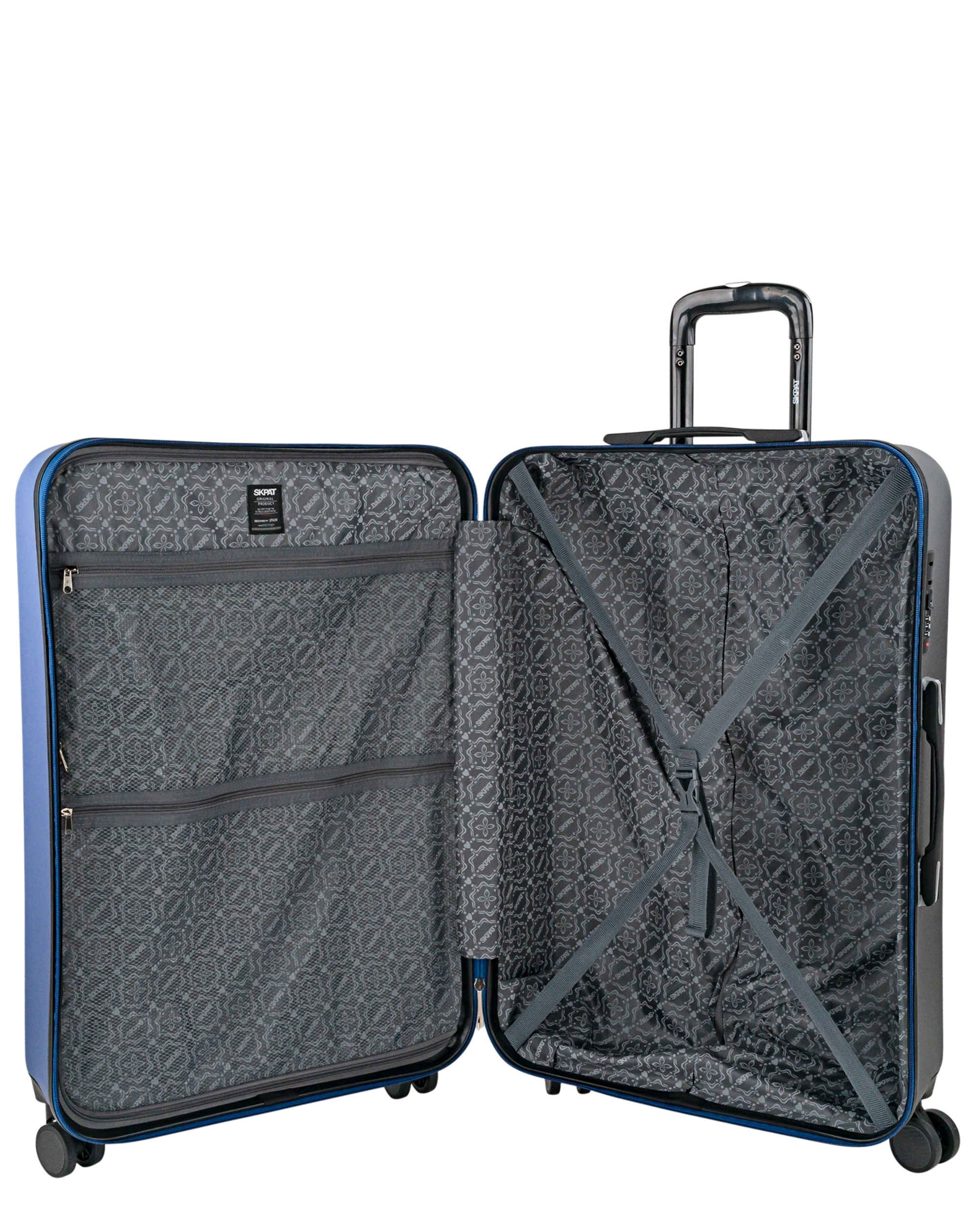 Malas Grande Tiber Rígida com Capacidade 100l Azul-marinho-4