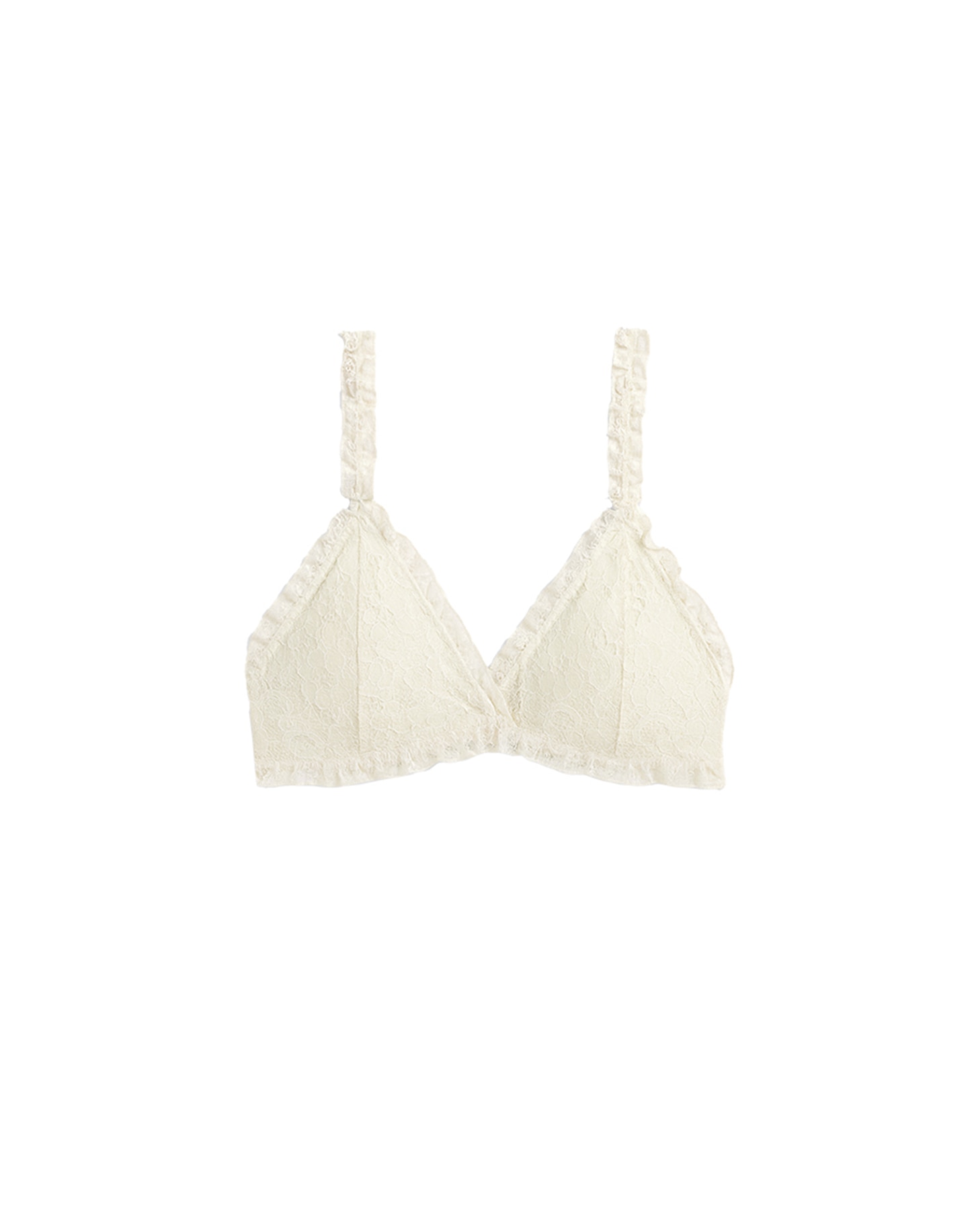 Soutien Halter de Renda Creme-7