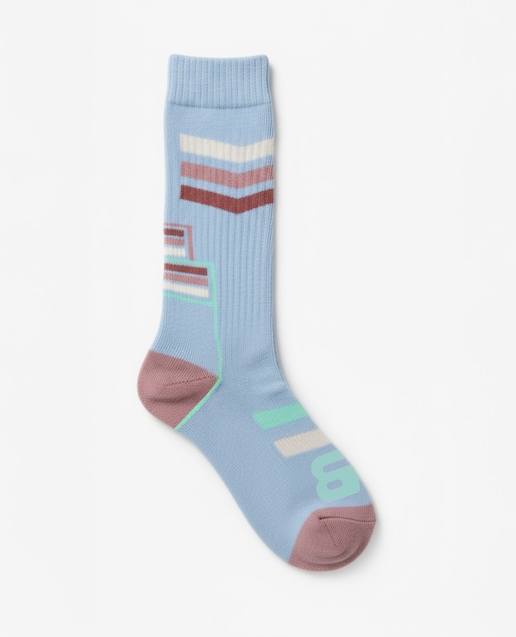 Imagem 0 de Meias de Algodão Azul Extra Compridas