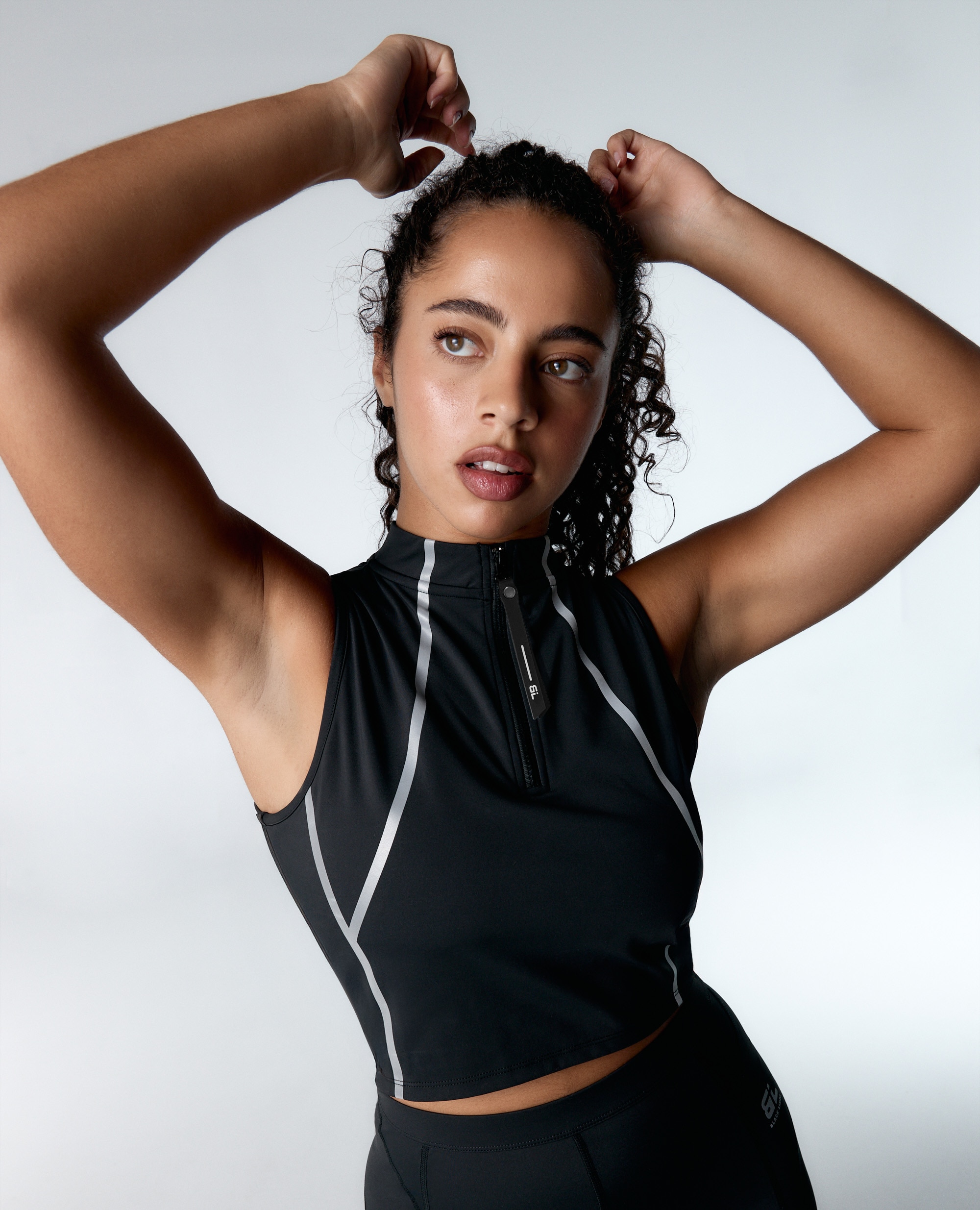 Imagem 0 de Soutien Desportivo de Sustentação Média com Detalhes Reflectores