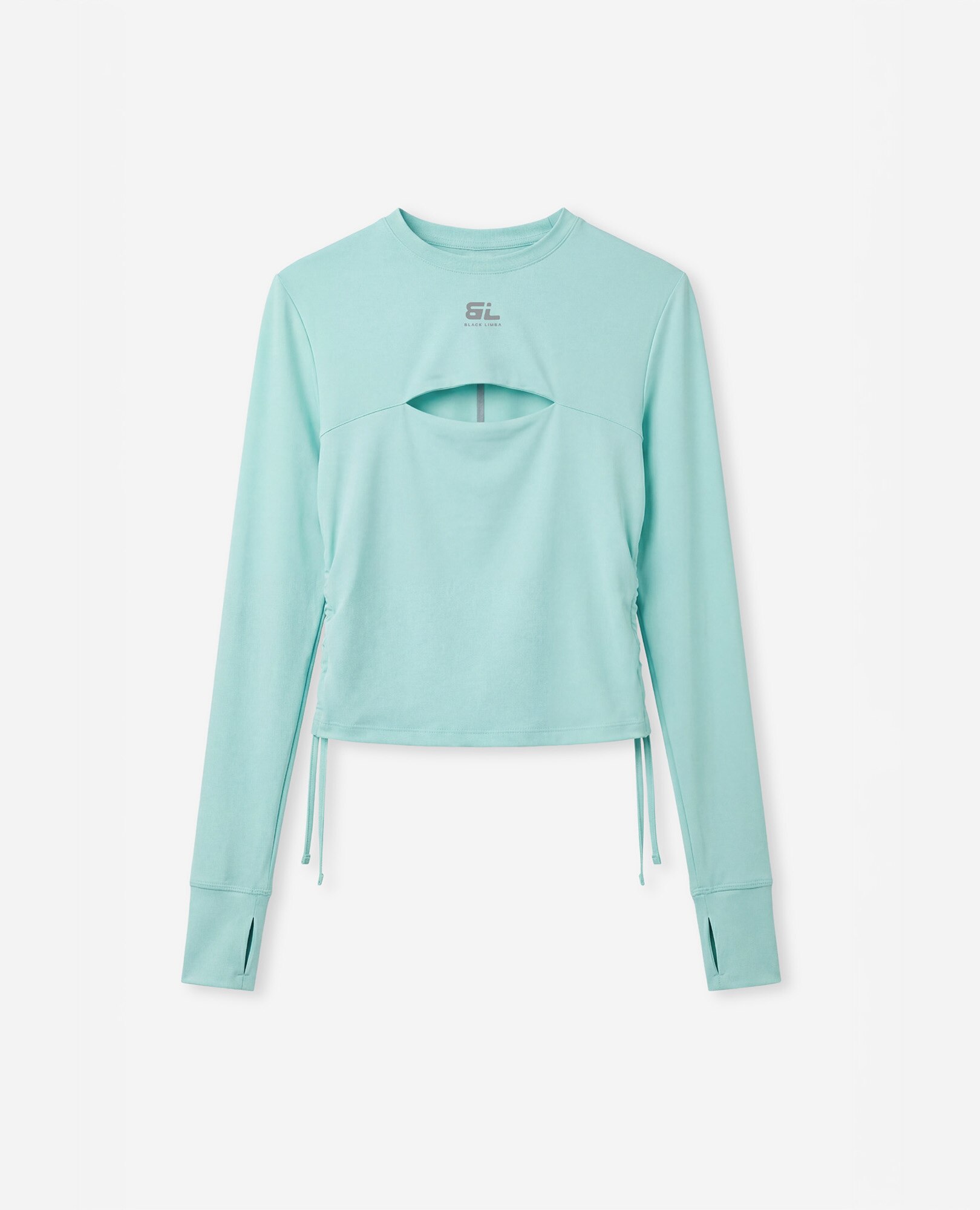 T-shirt Desportiva com Tecido Efeito Cooling e Proteção Solar Verde-menta-8