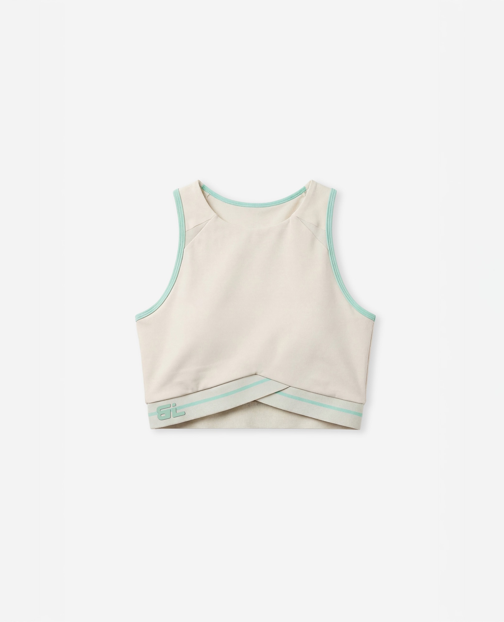Soutien Desportivo Compressivo de Sustentação Alta Creme-8