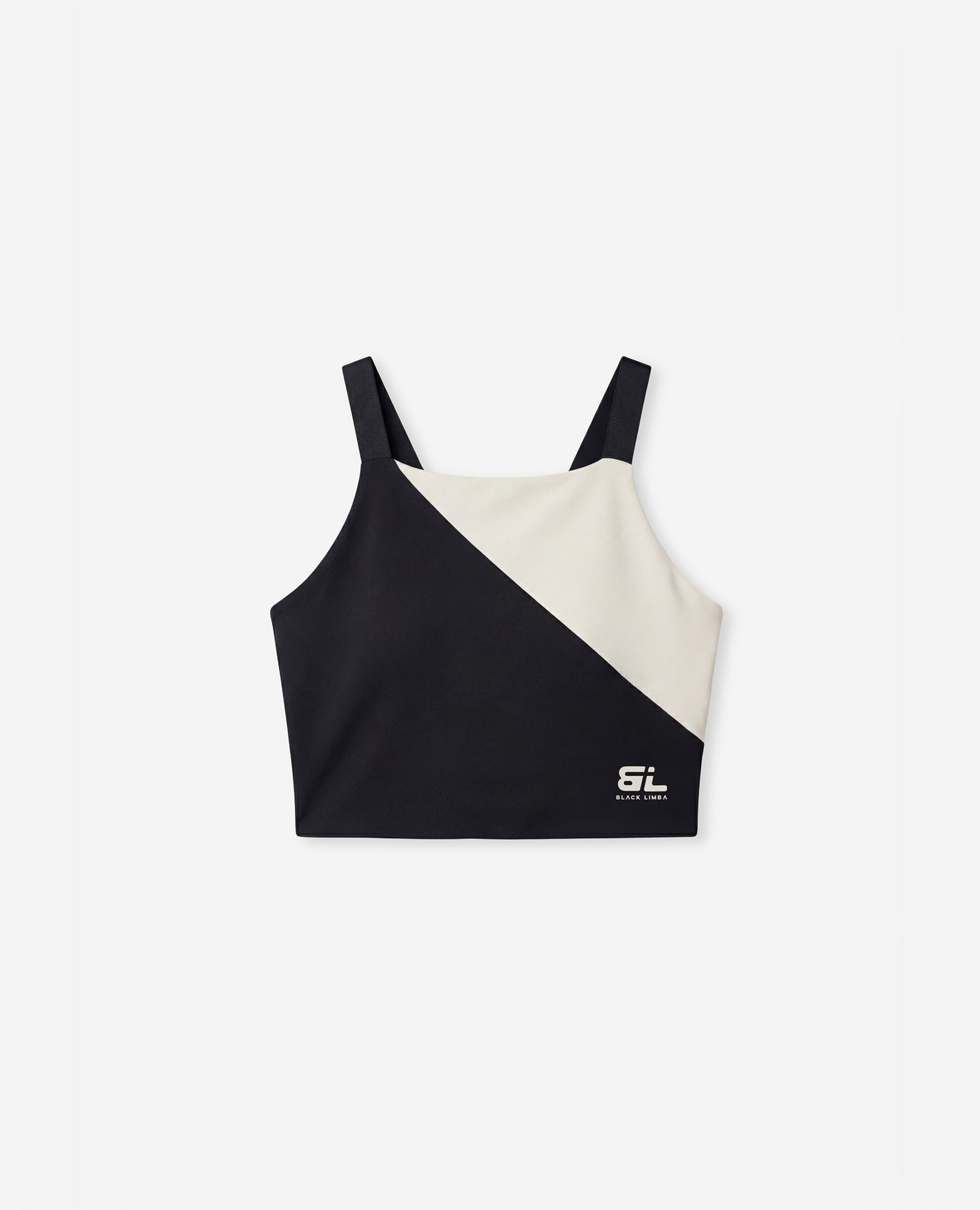 Soutien Desportivo Compressivo de Sustentação Alta Preto / Branco-8