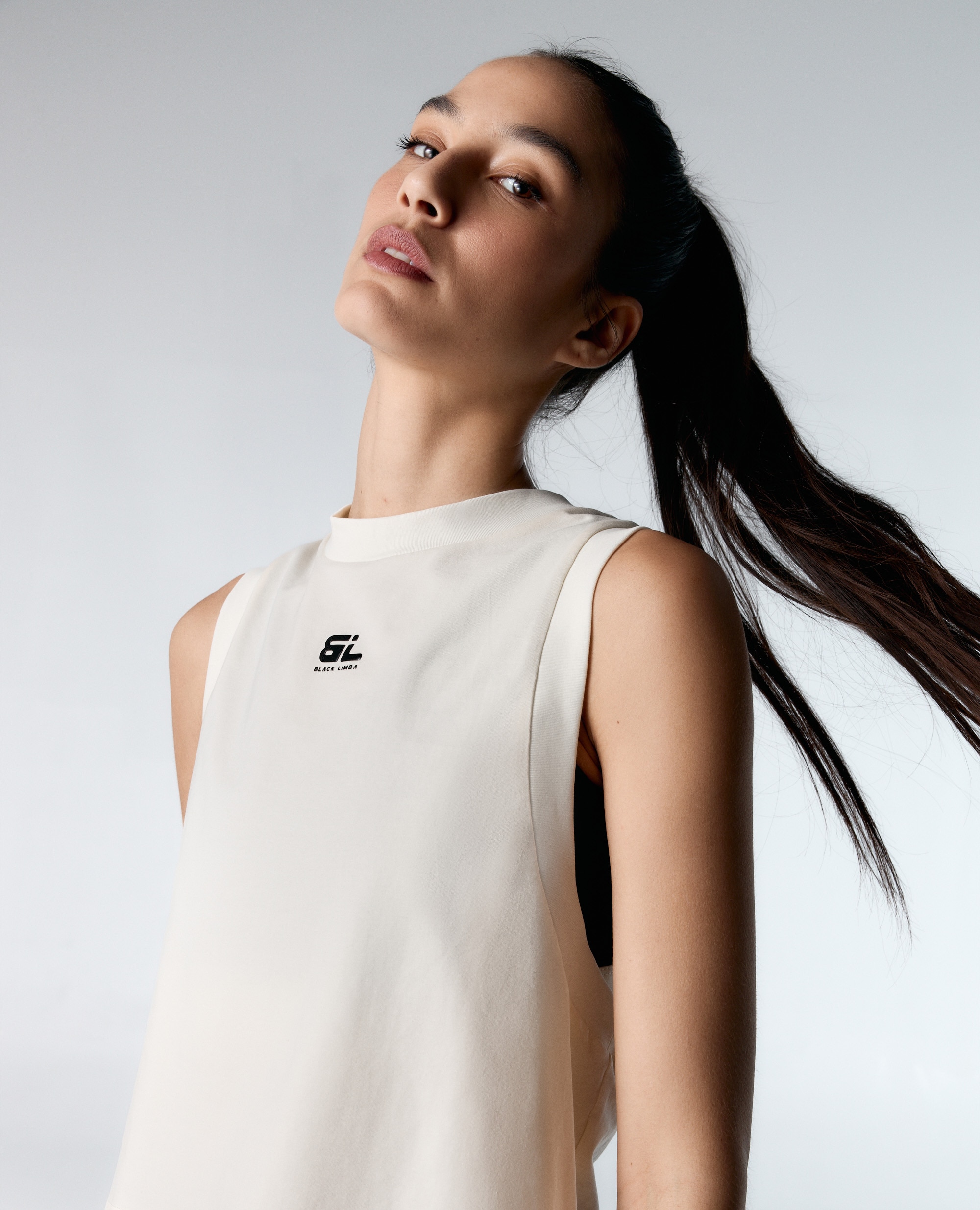 Imagem 0 de T-shirt Desportiva sem Mangas de Algodão