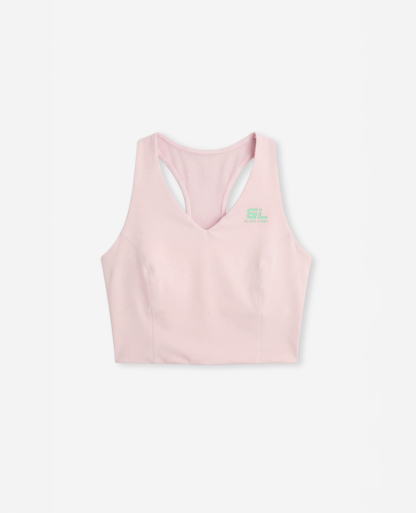 Soutien Desportivo de Sustentação Alta com Costas Nadadora Rosa-claro-7