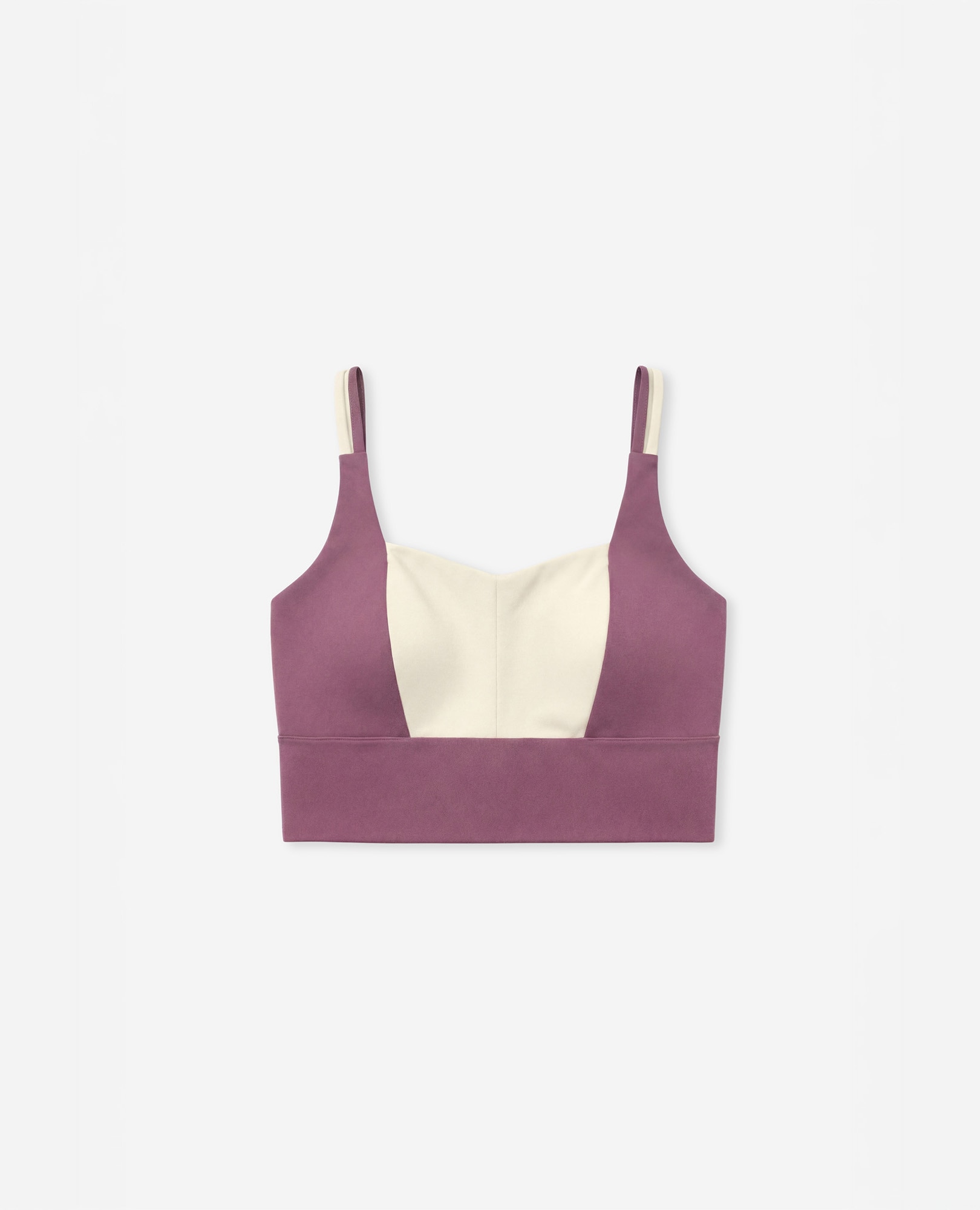 Soutien Desportivo Bicolor de Sustentação Média Bege/Rosa-6
