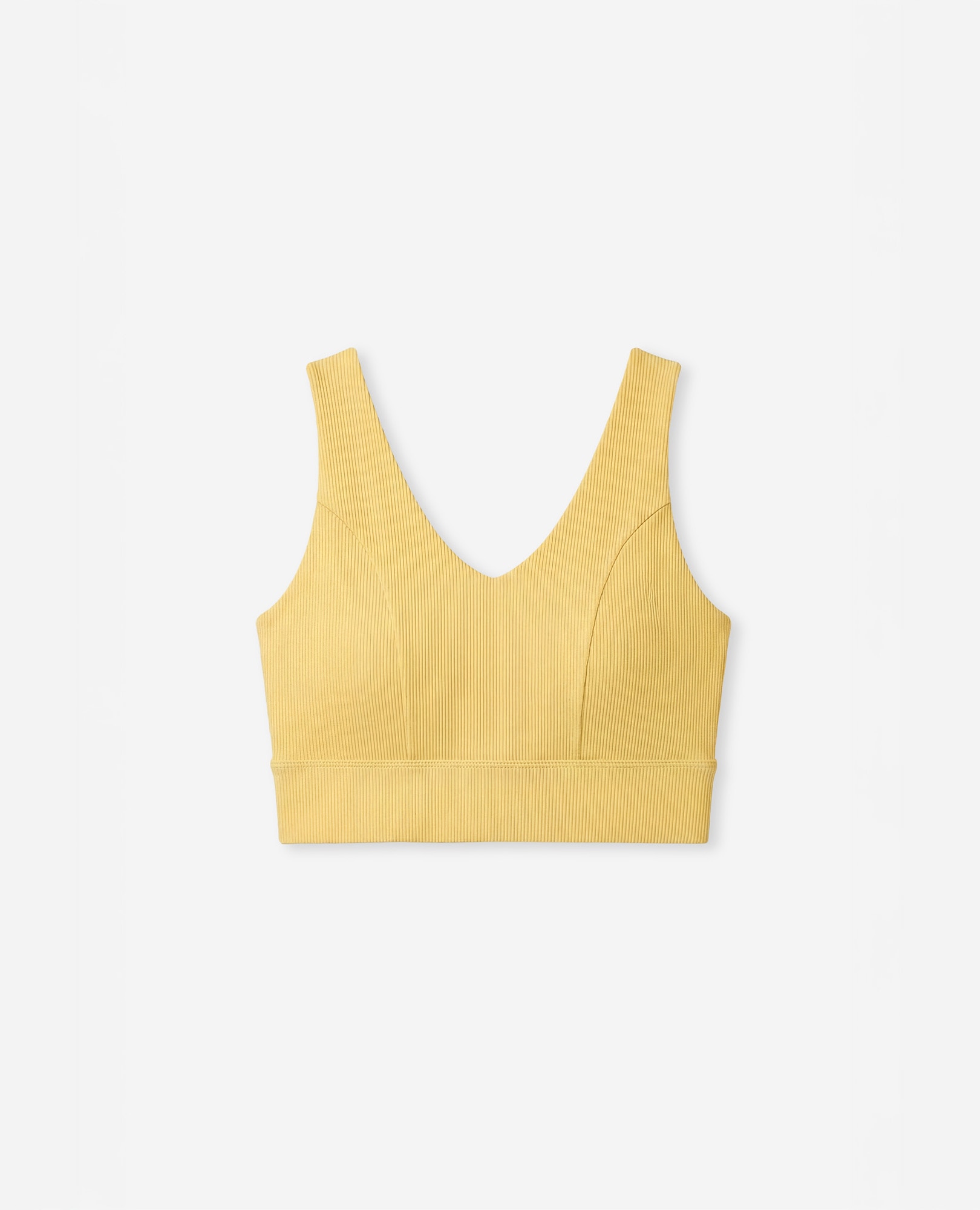 Soutien Desportivo de Canelado com Suporte Médio - Baixo Amarelo-8
