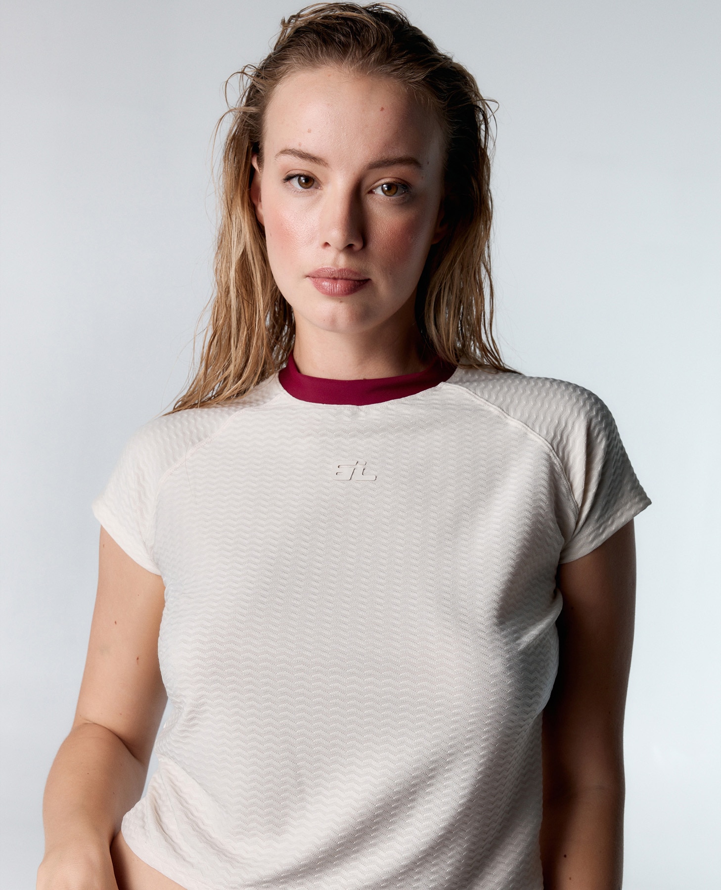 Imagem 0 de Top de Biquíni T-shirt de Manga Curta