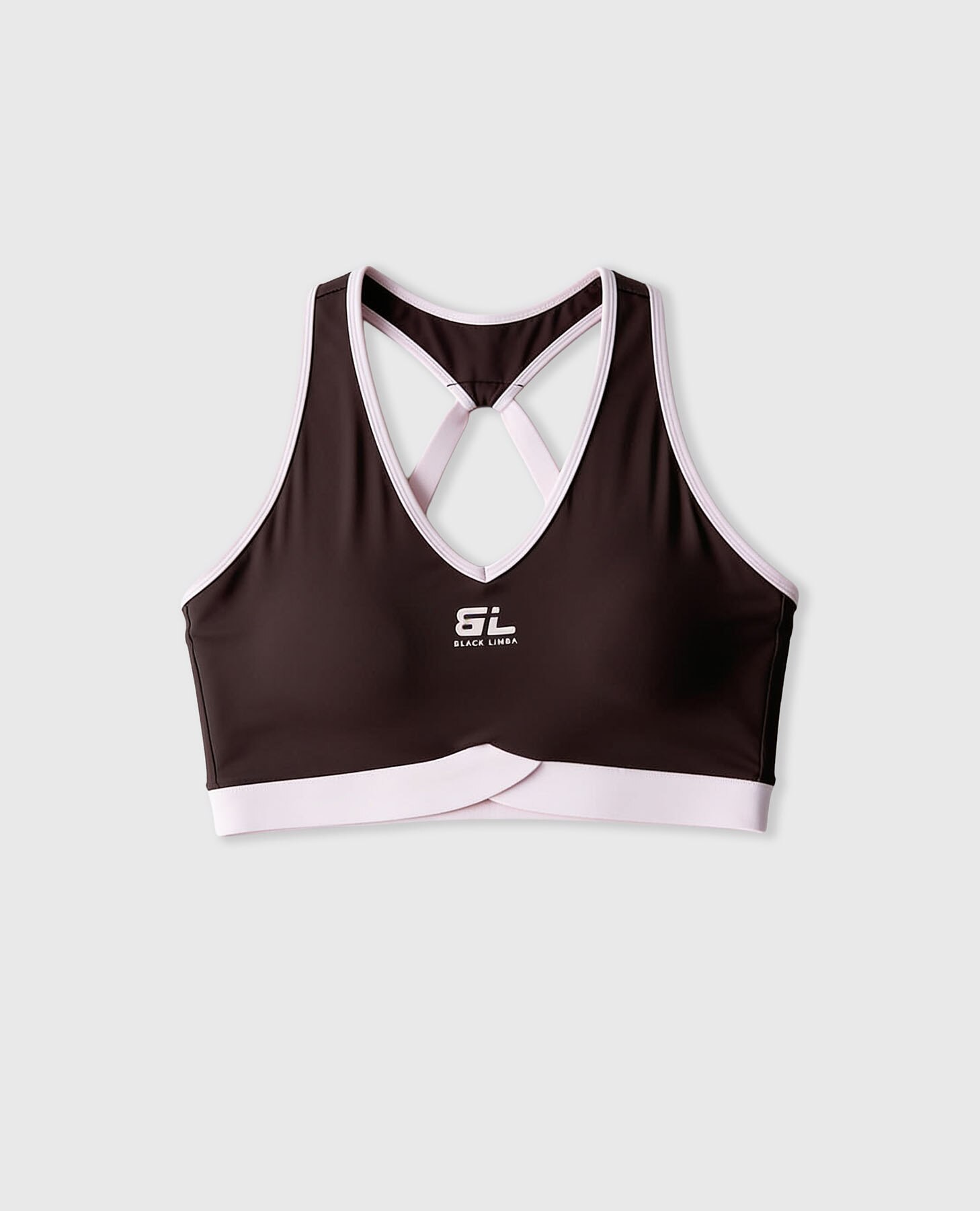 Soutien Desportivo Compressivo de Sustentação Média Castanho-chocolate-8