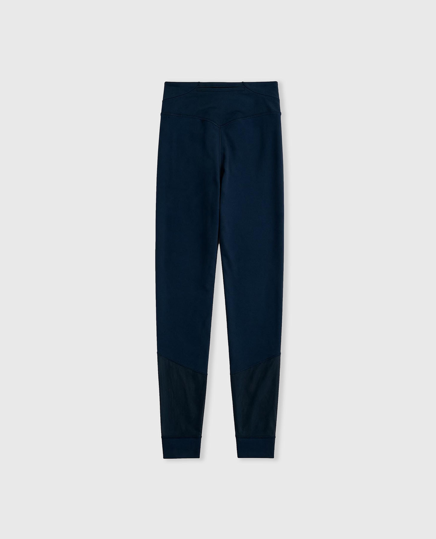 Leggings Desportivos Compressivos com Painéis de Mesh Azul-8