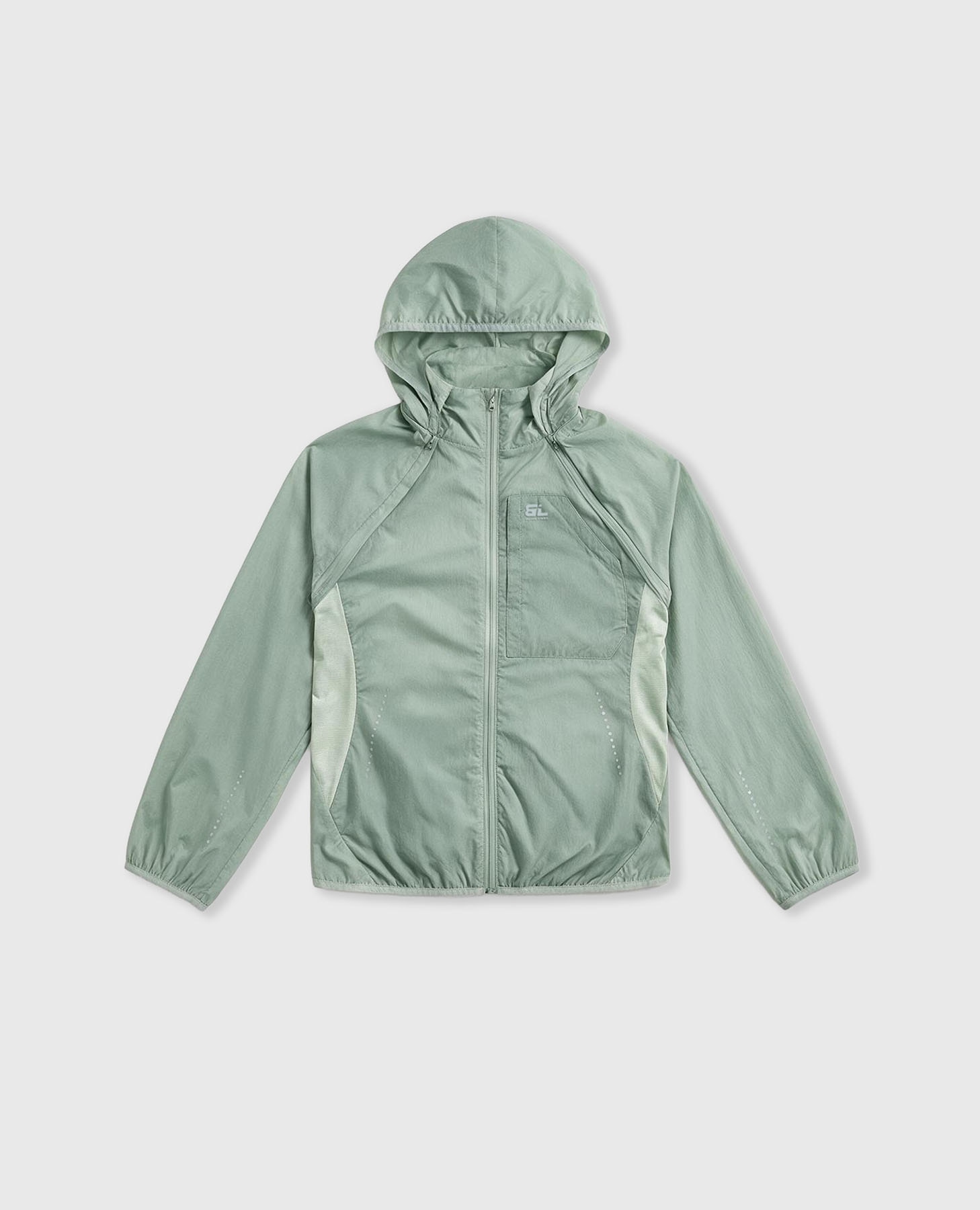 Corta-vento Packable com Mangas Desmontáveis Verde-8