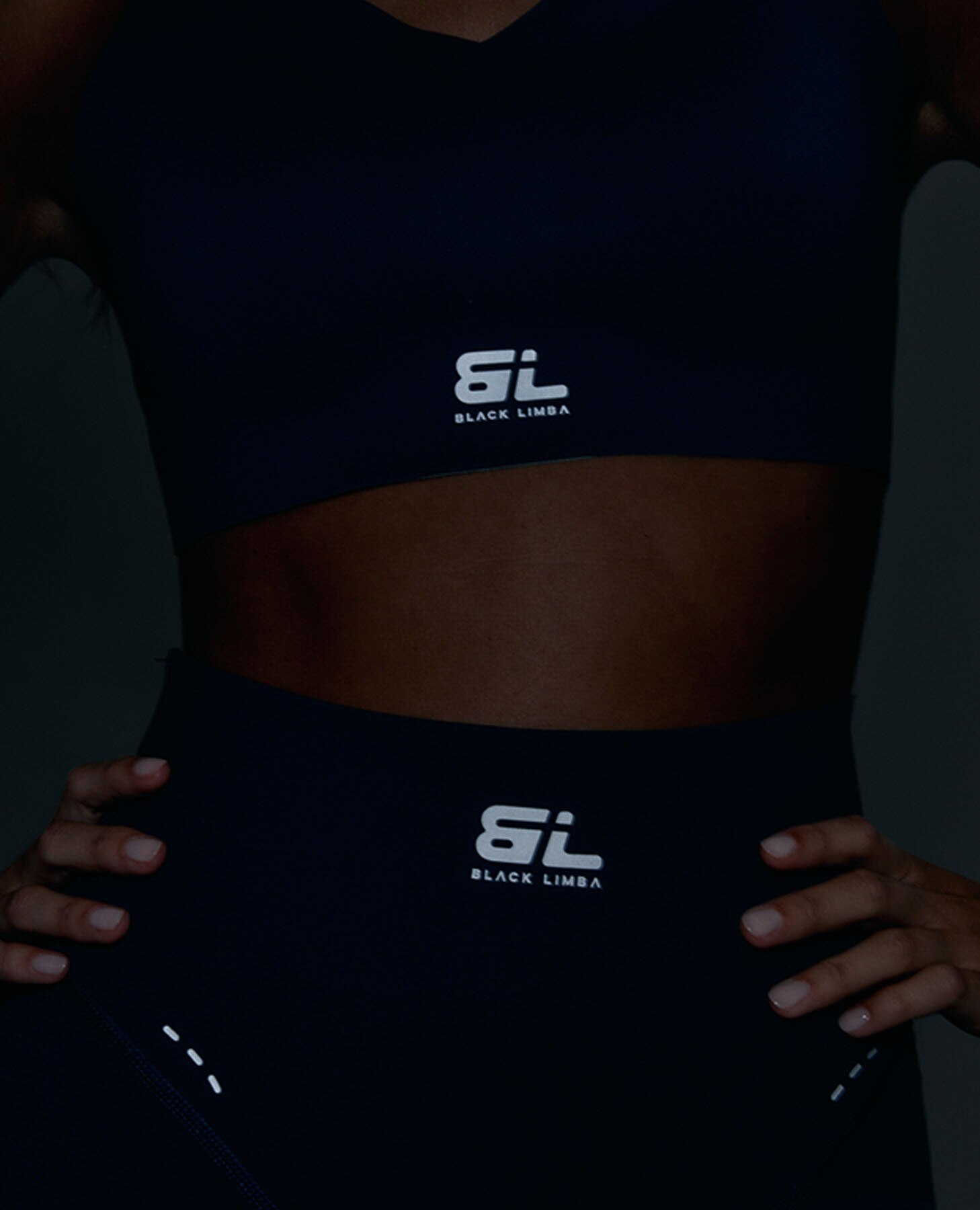 Soutien Desportivo Reversível de Sustentação Média Azul / Verde-4