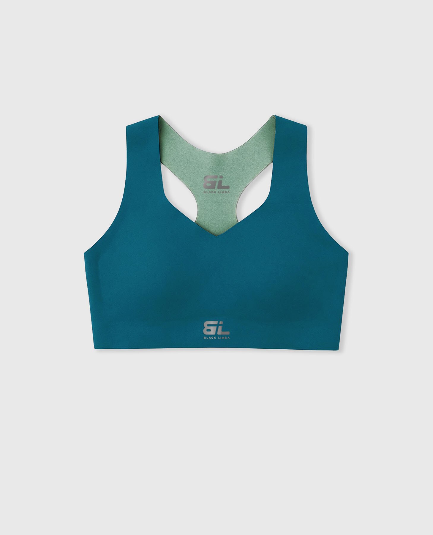 Soutien Desportivo Reversível de Sustentação Média Azul / Verde-8