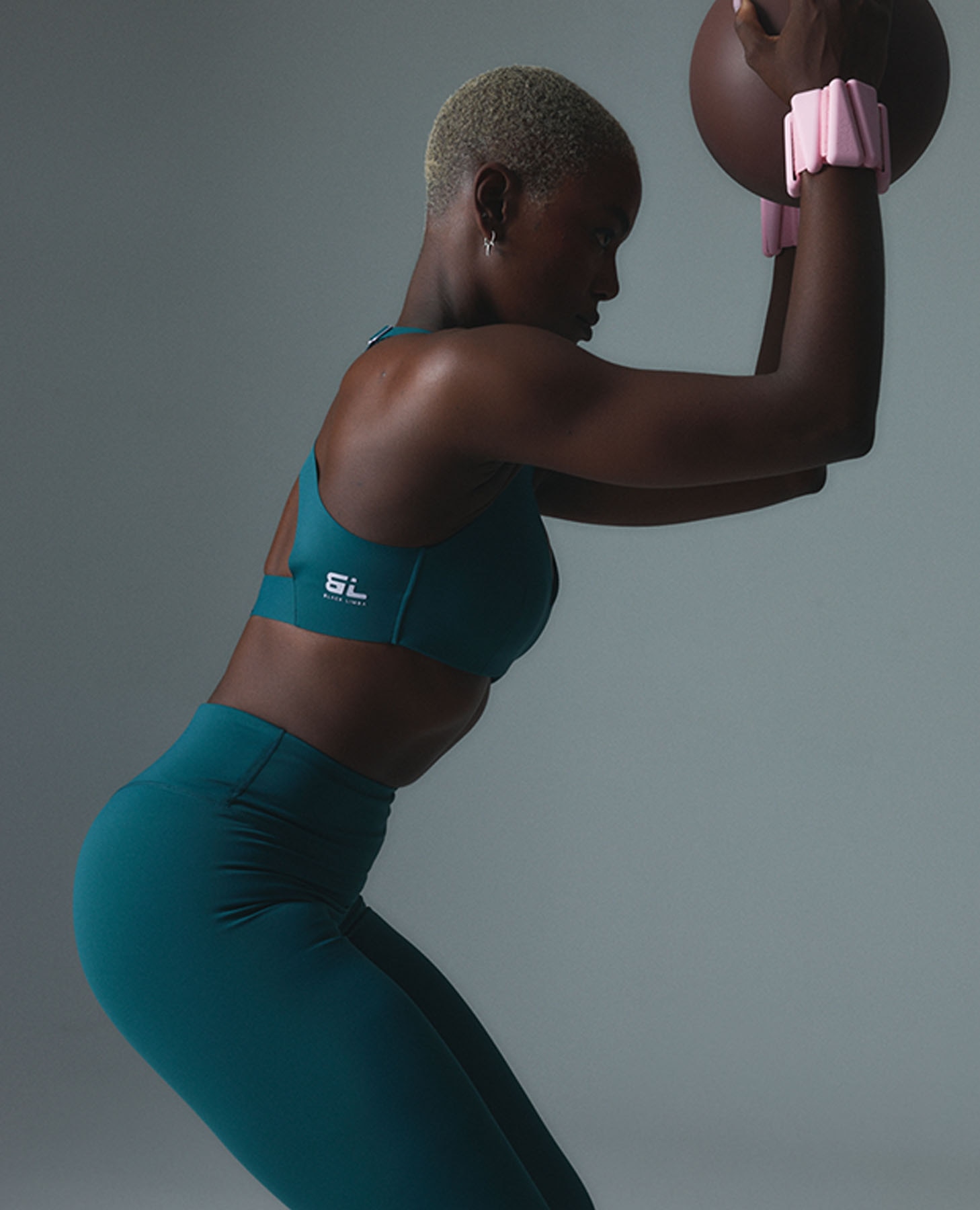 Soutien Desportivo Compressivo de Sustentação Alta Verde-6