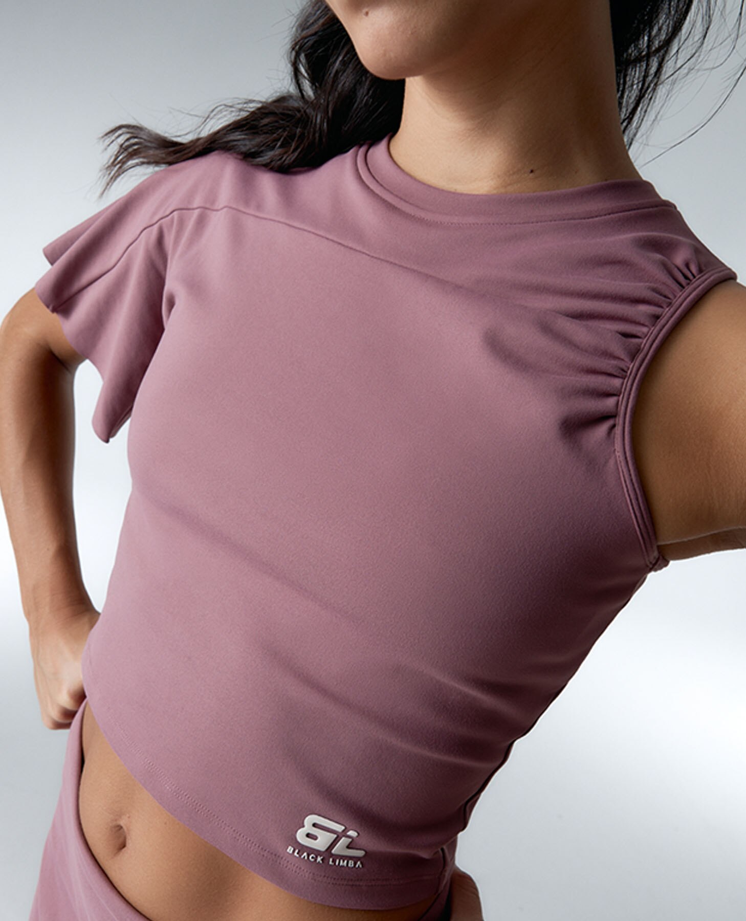 Soutien Desportivo Cropped de Sustentação Alta Rosa-3