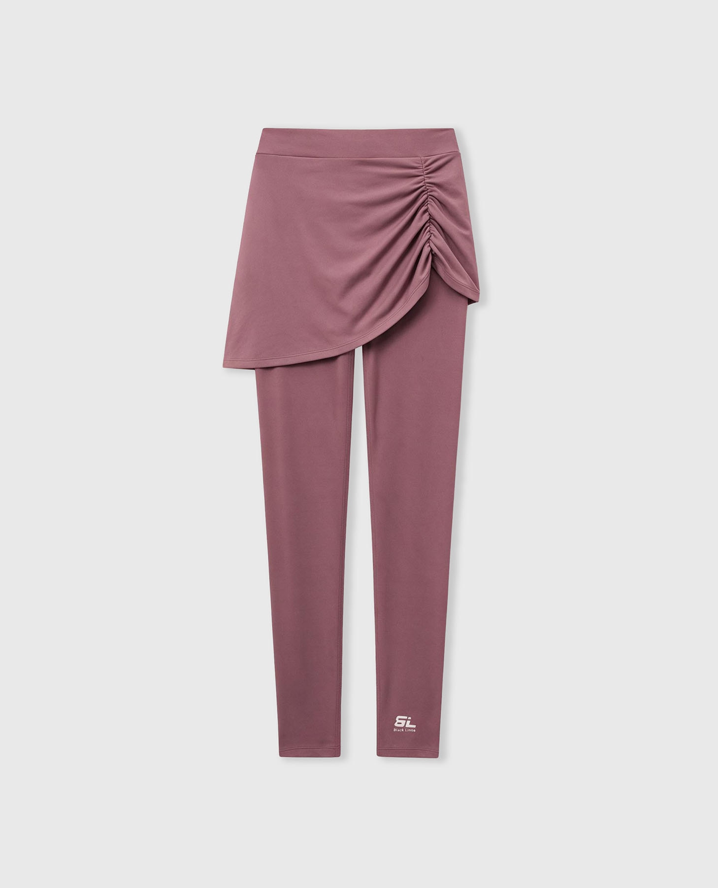 Leggings Desportivos Efeito Pêssego de Suporte Médio Rosa-8