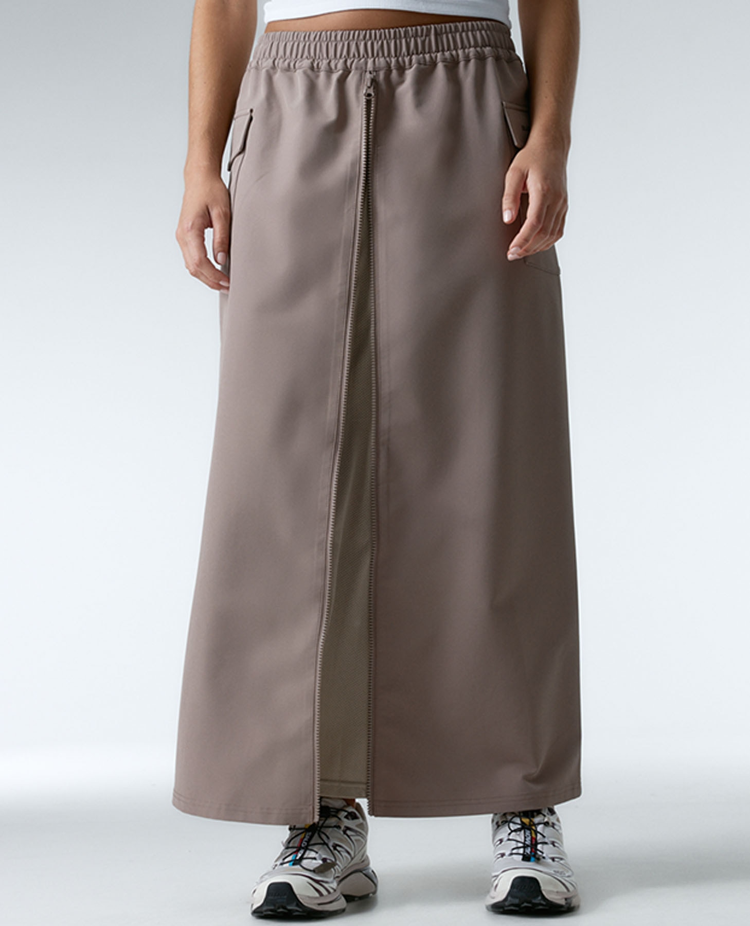 Imagem 0 de Saia Desportiva Leve com Fecho Zip Frontal