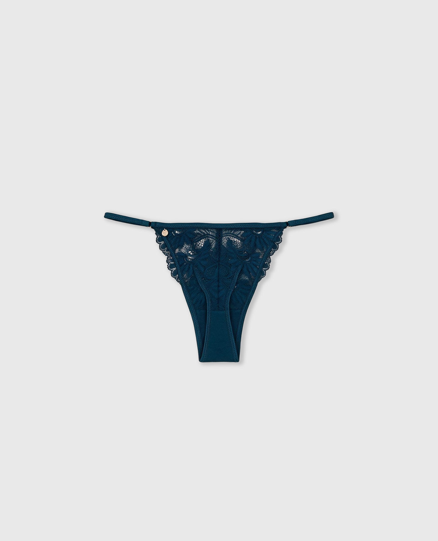 Cueca de Mesh e Microfibra Azul-8