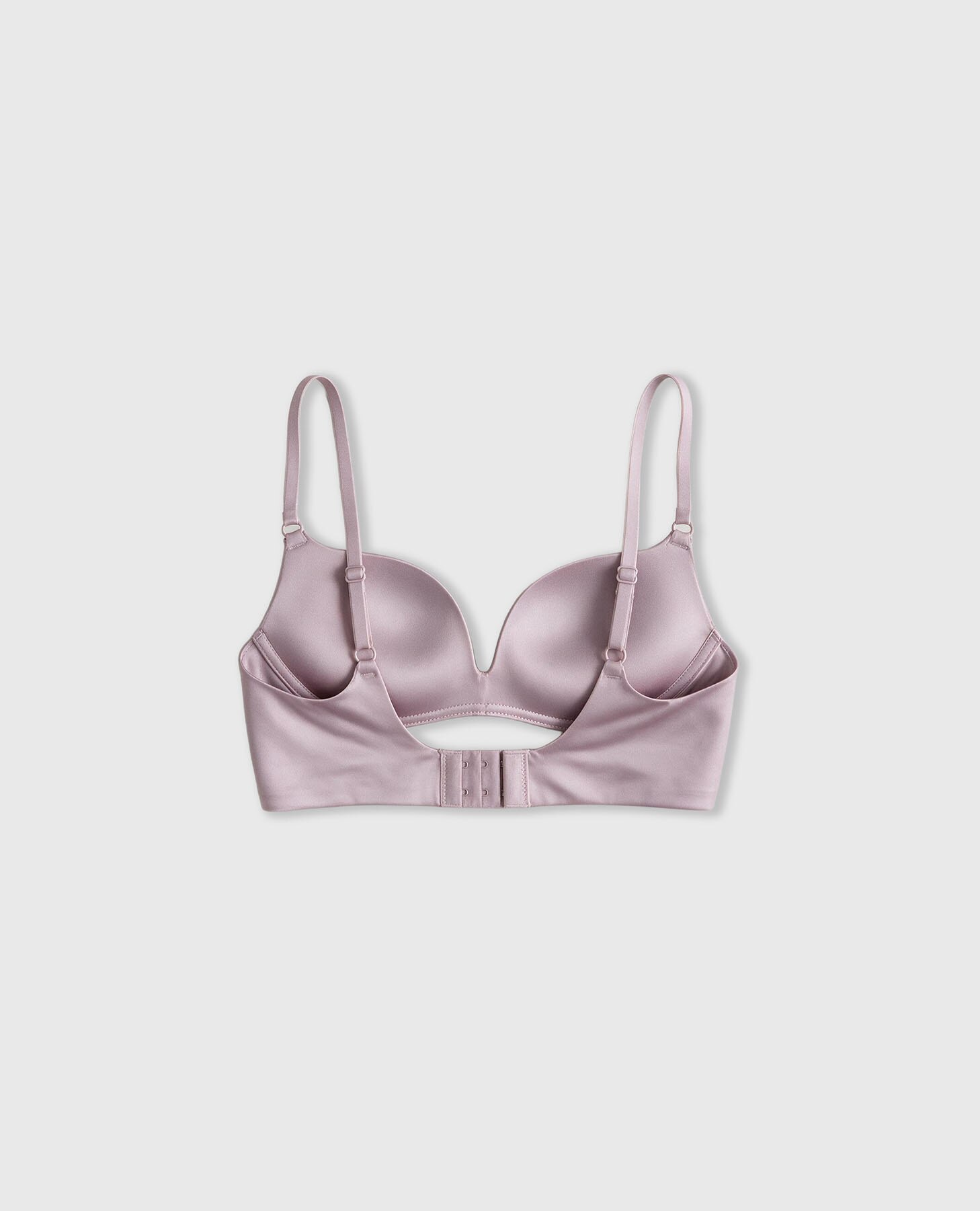 Soutien Bralette Pré-formado de Microfibra Acetinada Metalizado-8