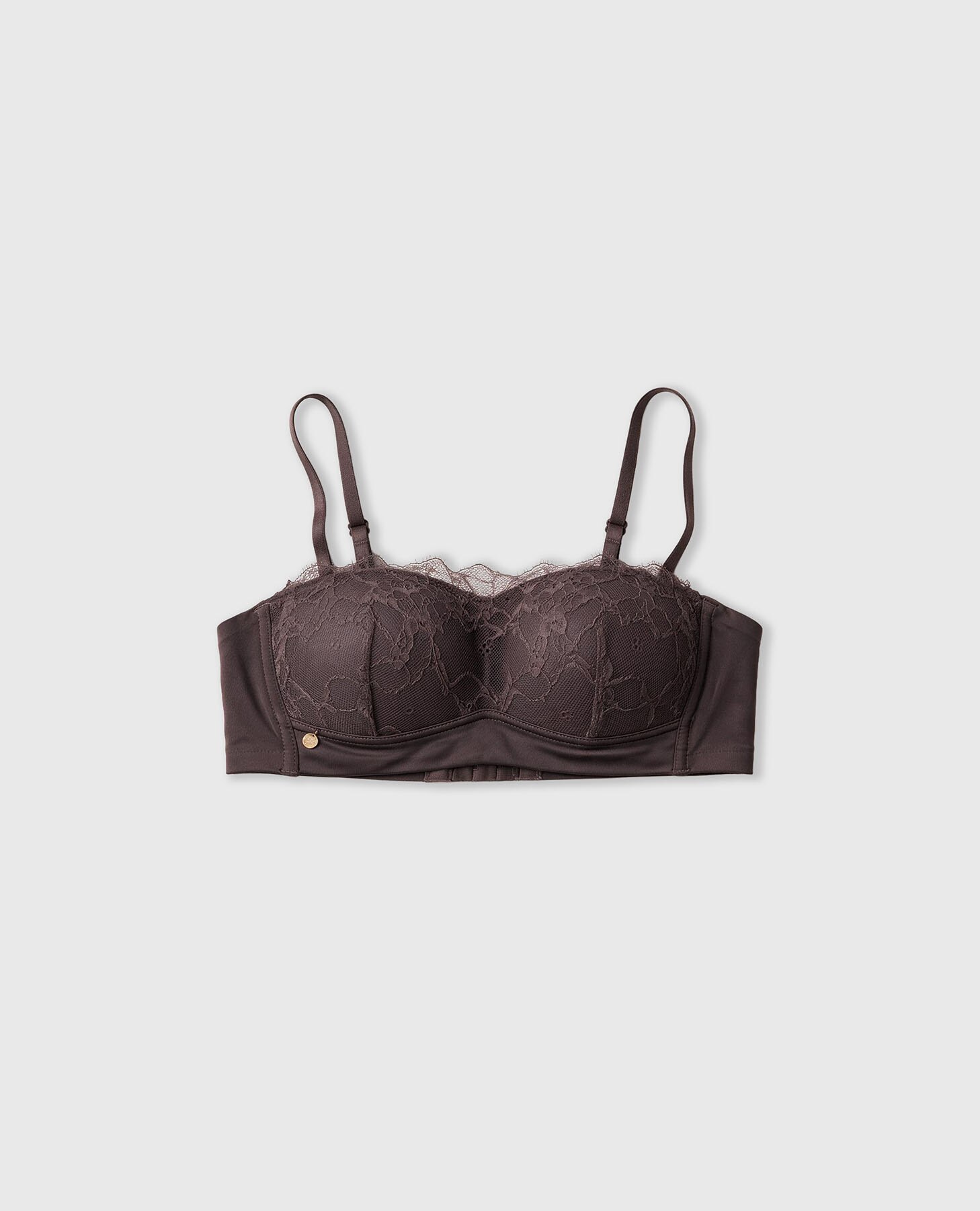 Soutien Bralette Bandeau Pré-formado Castanho-chocolate-7
