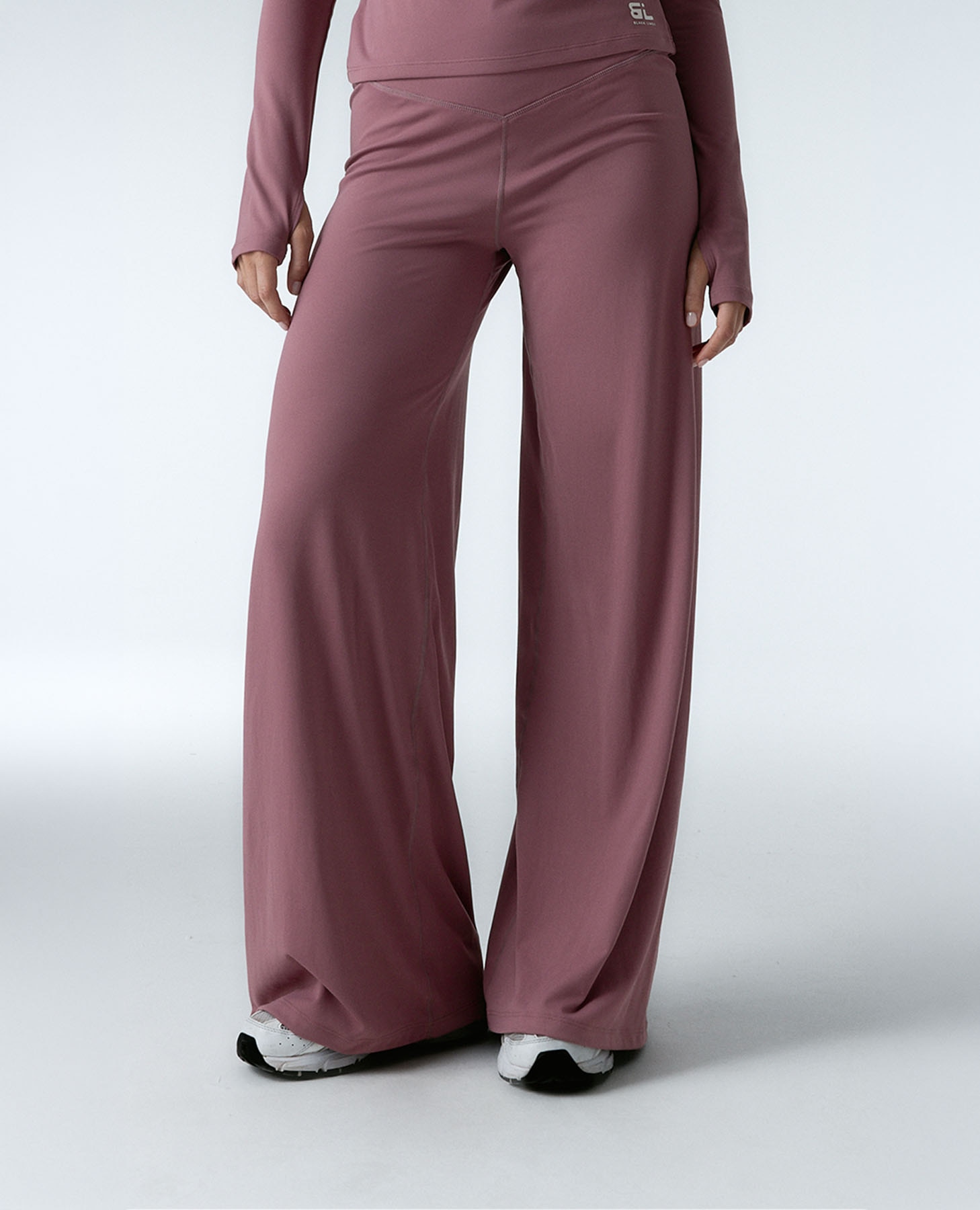 Imagem 0 de Leggings Desportivos Wide Leg de Tecido Suave