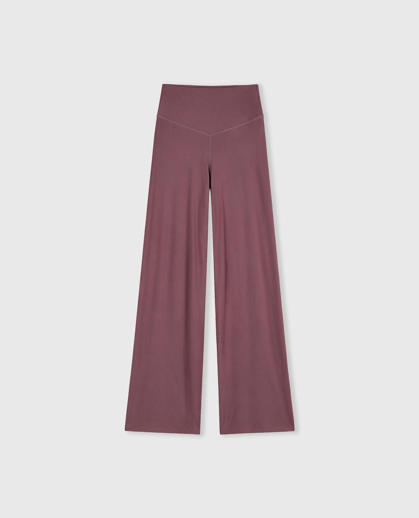 Leggings Desportivos Wide Leg de Tecido Suave Rosa-8