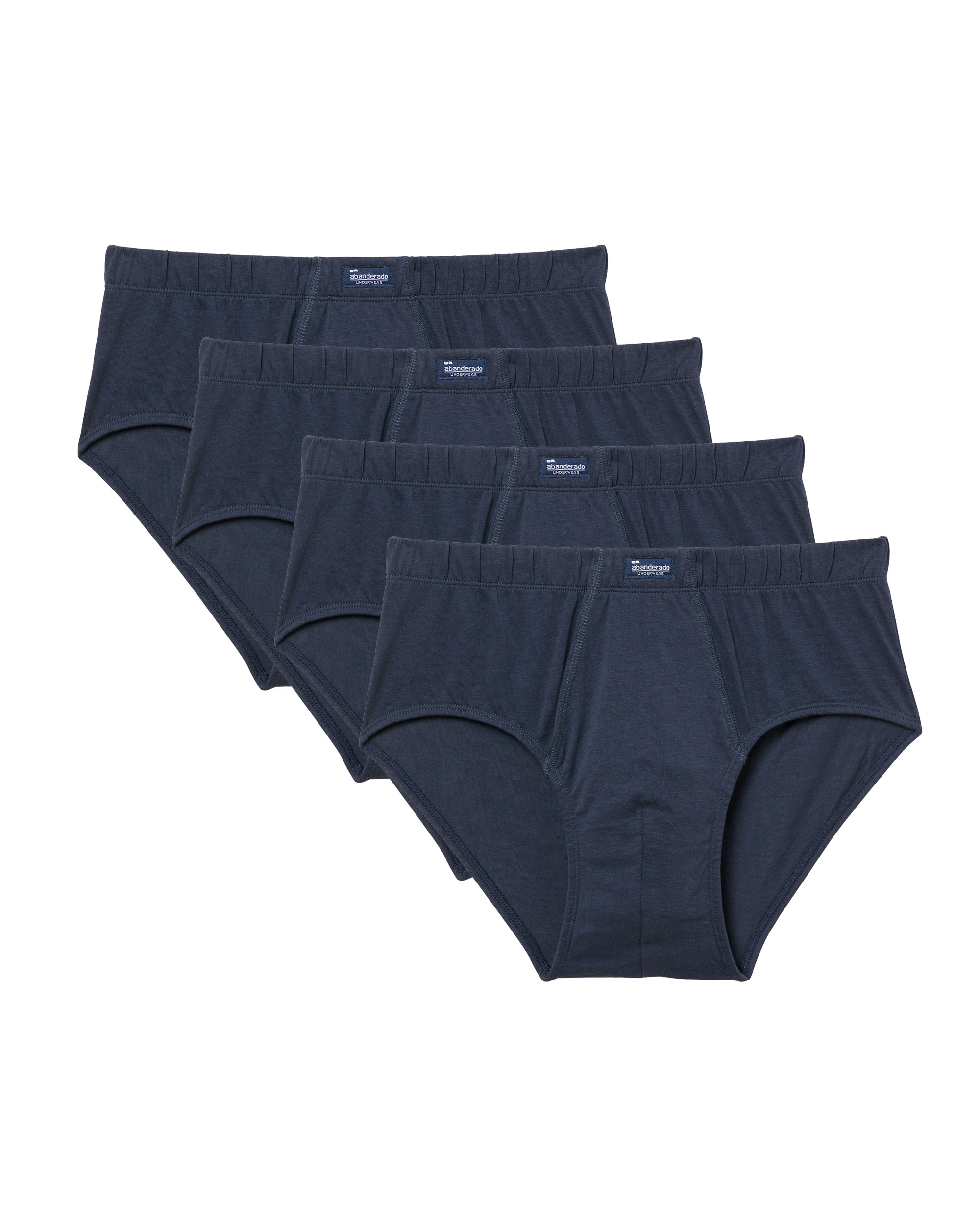 Pack de Quatro Slips Abertos Azul-marinho-1