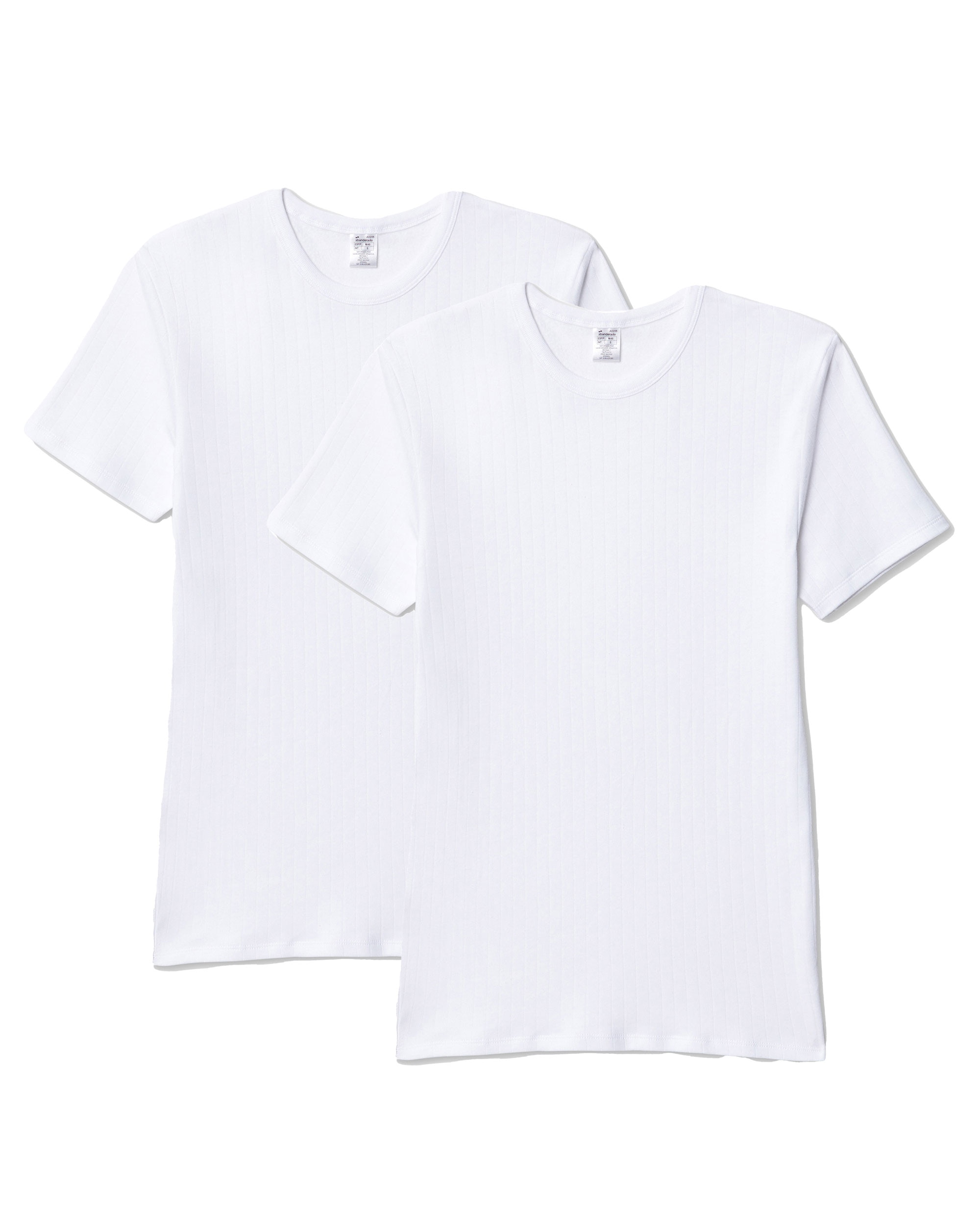 Pack de Duas T-shirts Interiores Térmicas de Manga Curta Branco-1