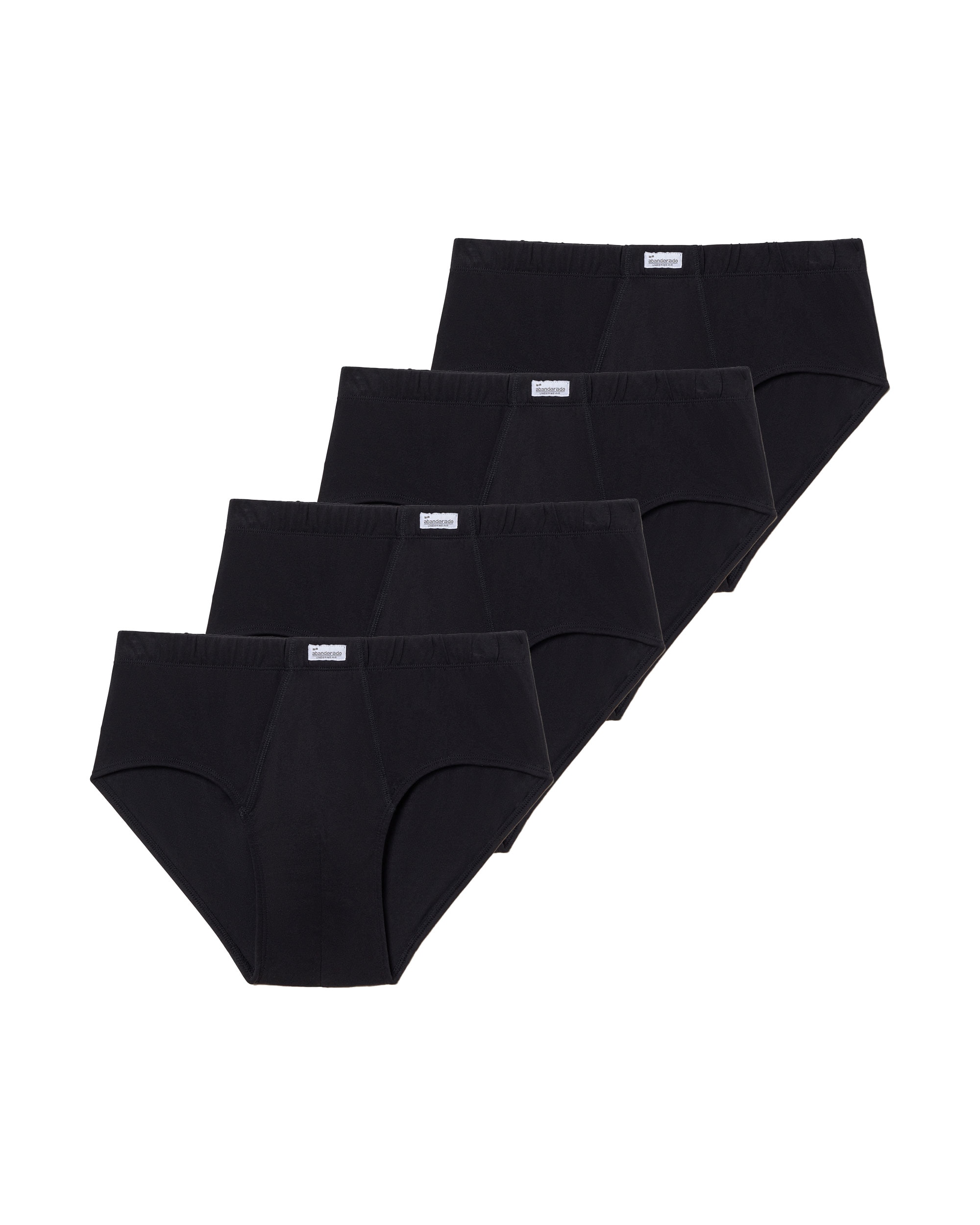 Pack de Quatro Slips de Malha Preto-1