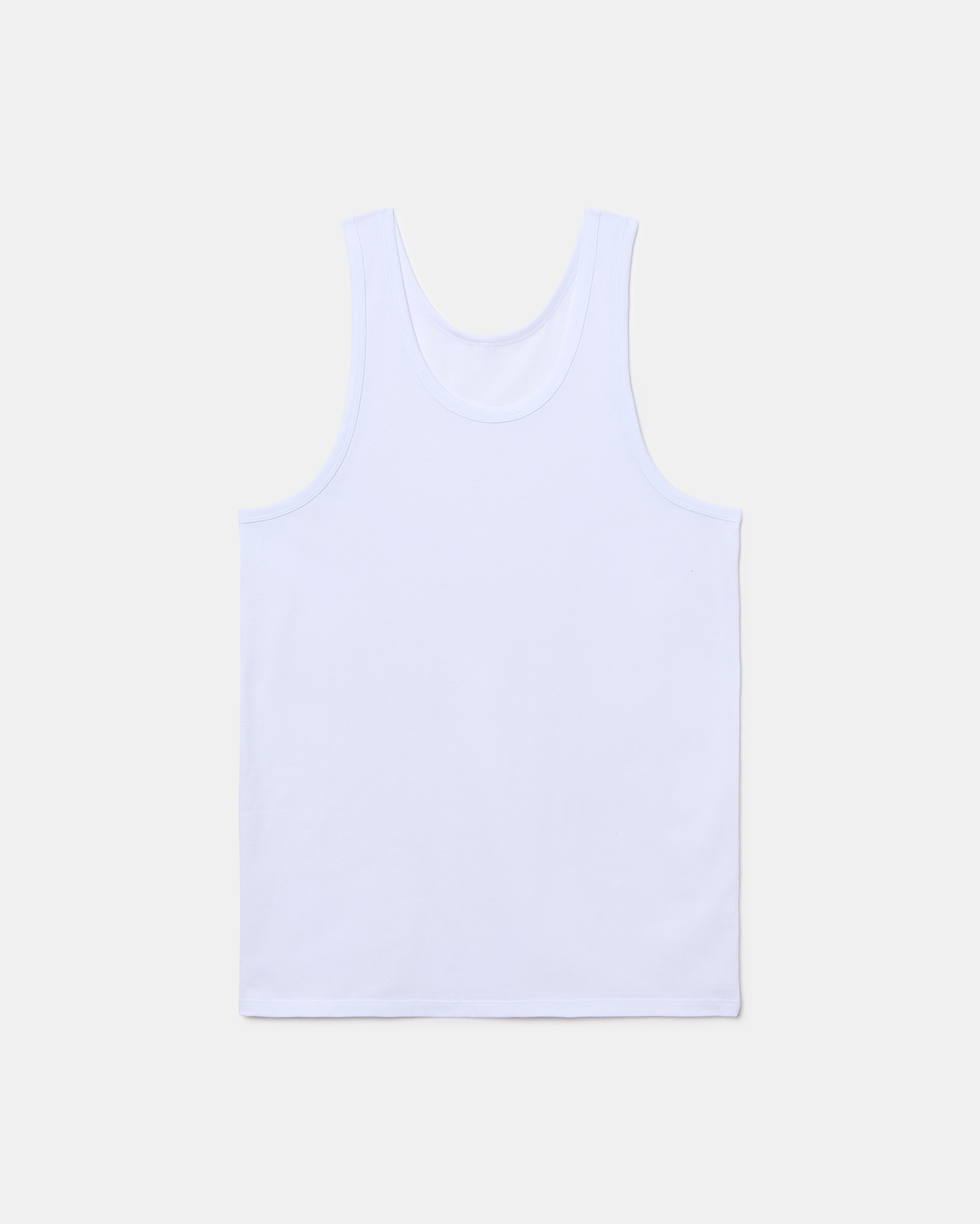 T-shirt Interior de Alças Branco-5