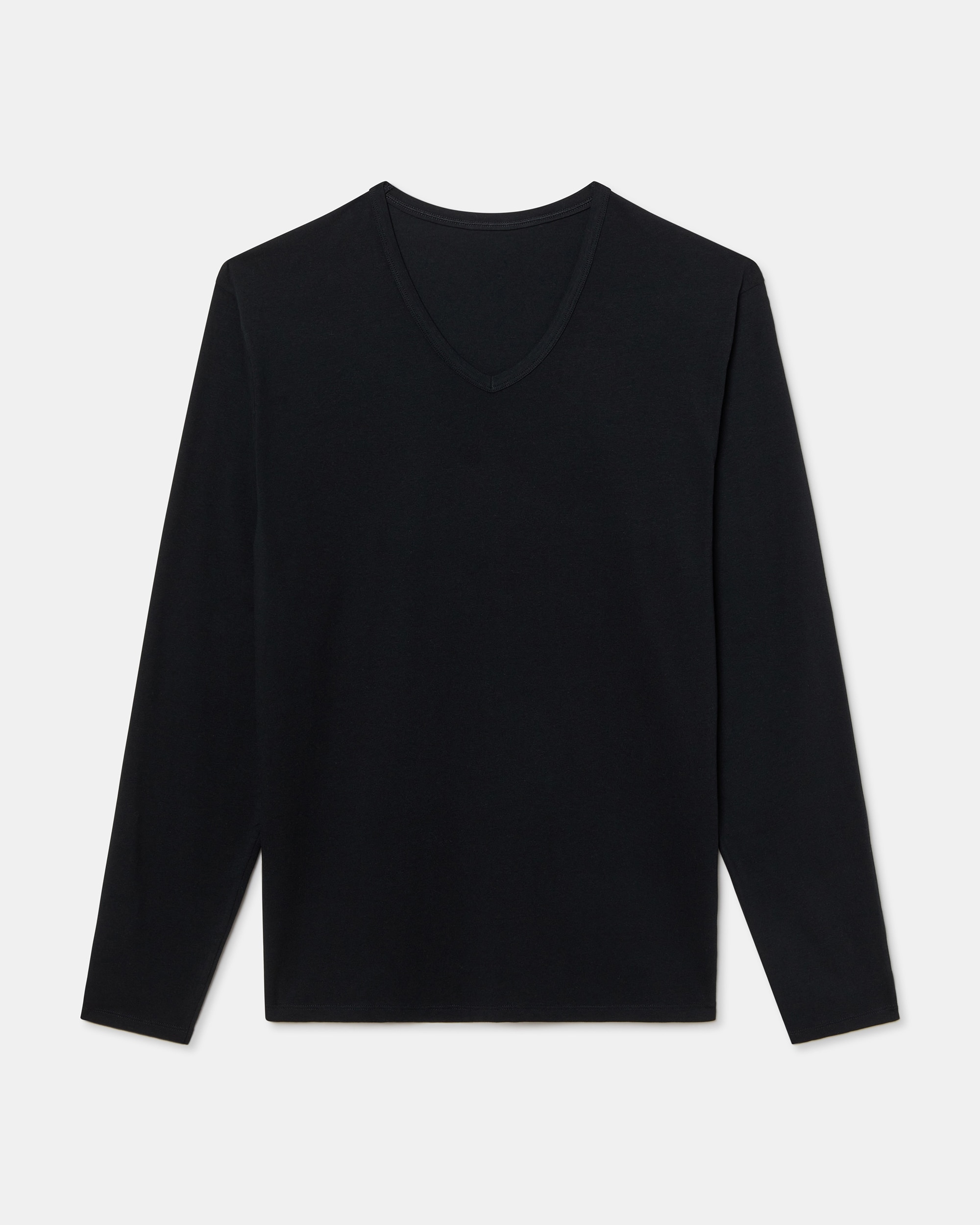 T-shirt Interior de Manga Comprida Preto-5