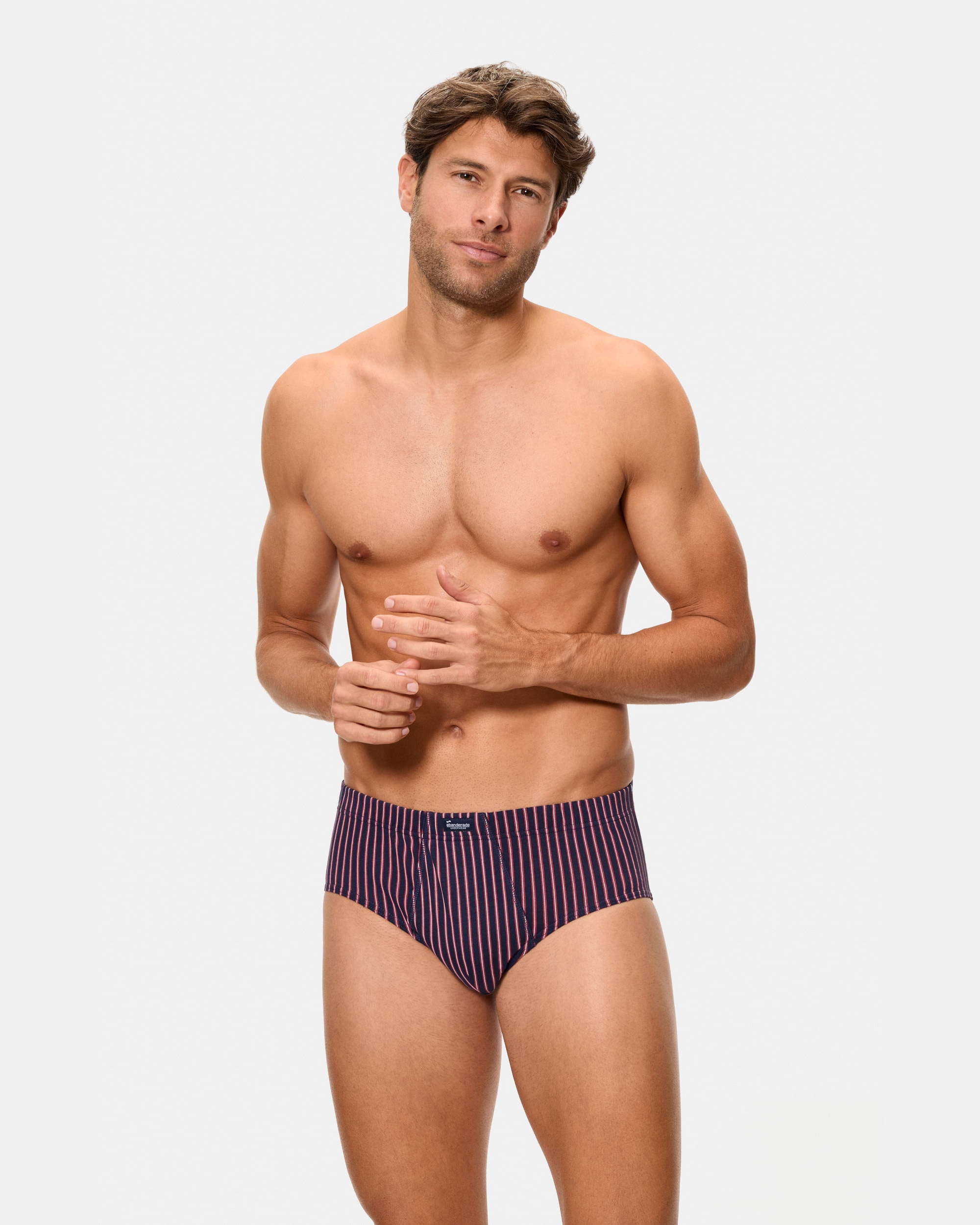 Pack de Três Slips Abertos com Estampados Multicolor-6