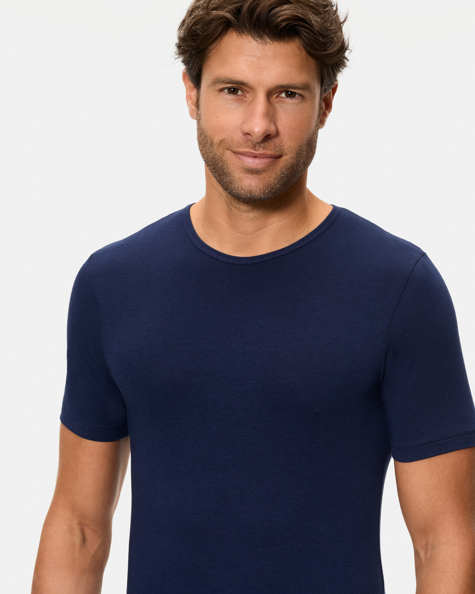 T-shirt Interior Térmica de Manga Curta Azul-marinho-3