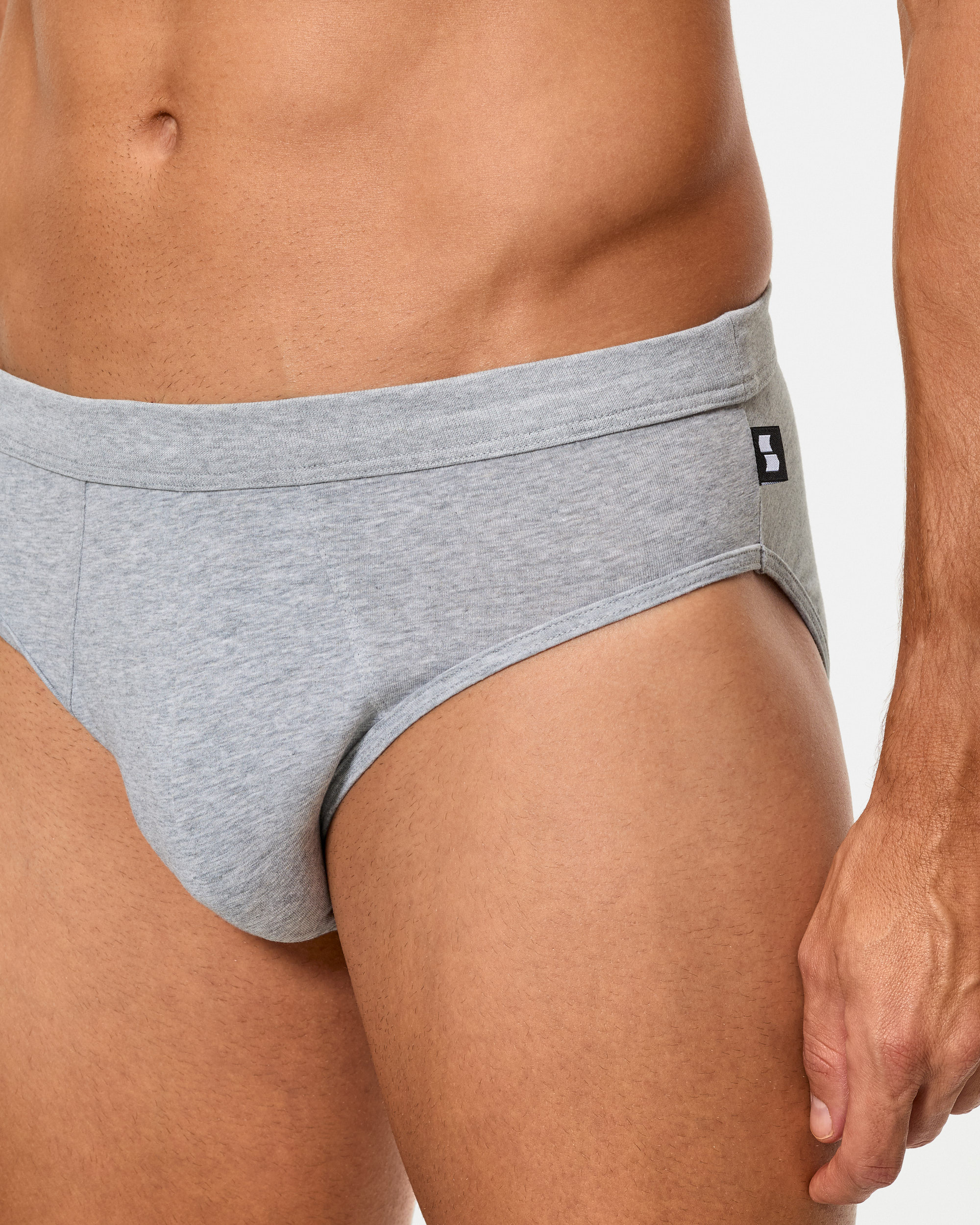 Pack de Dois Slip Fechados com Algodão Elástico Multicolor-4