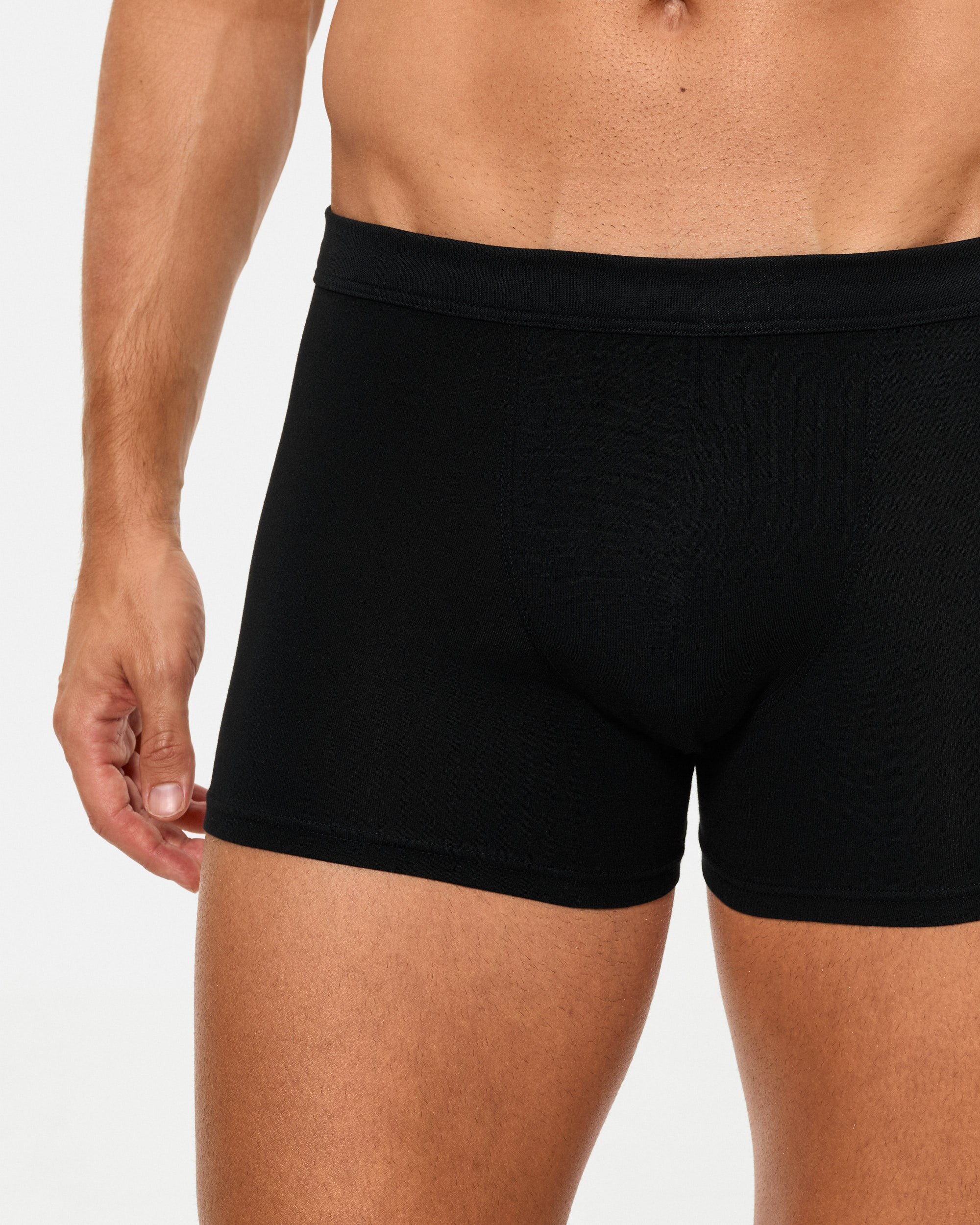 Boxers de Malha de Dois Fechados com Algodão Elástico Multicolor-4