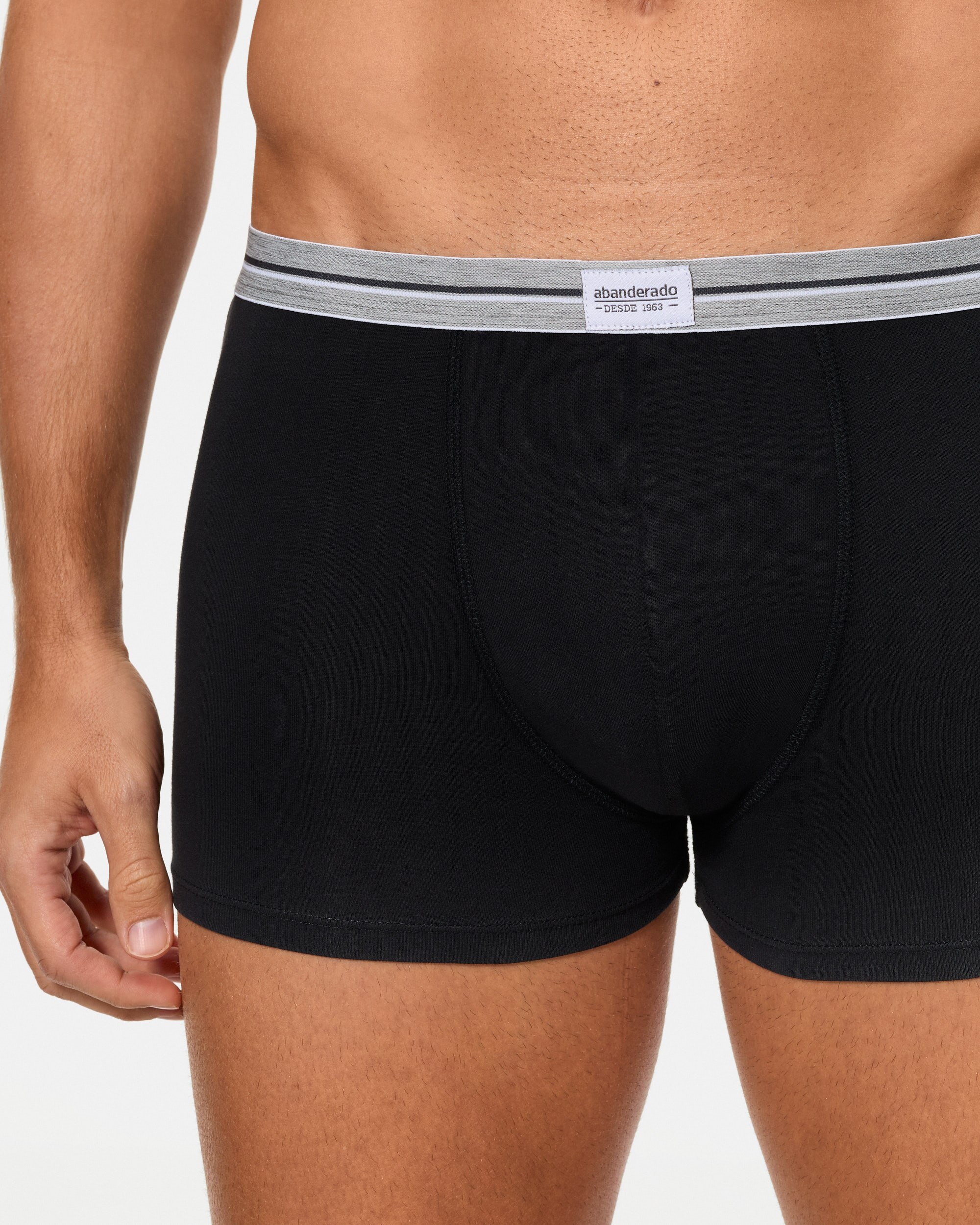Boxer de Tecido Algodão Resistente Multicolor-4